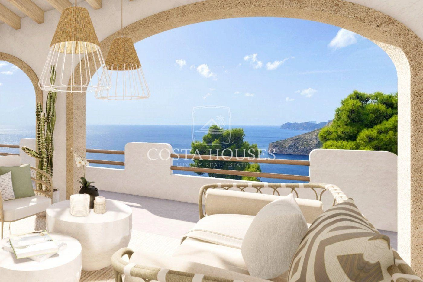 2353VL_CA-RASCLO - 1&# Compra NUEVA VILLA IBIZA CON VISTAS AL MAR en Javea & Costa Blanca | IBIZAN VILLA for sale Spain