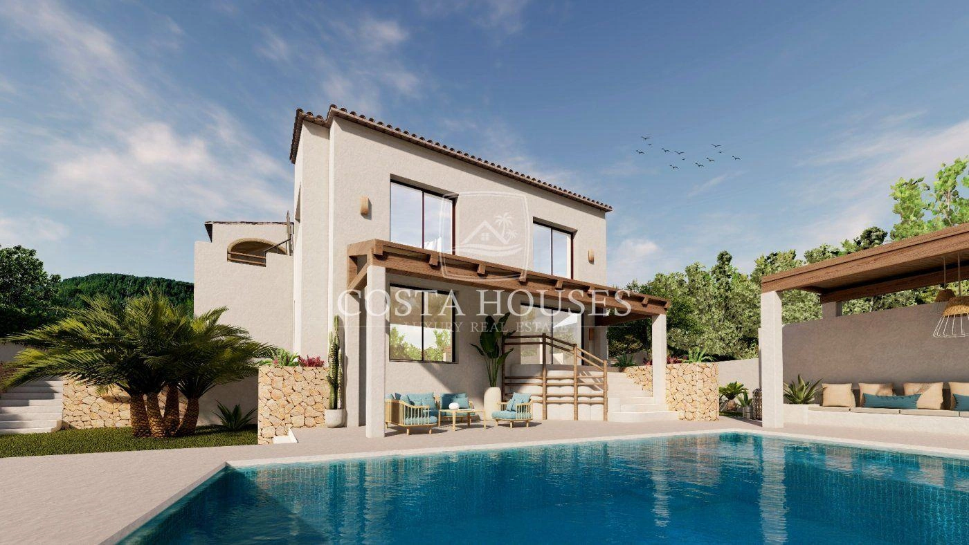 2353VL_CA-RASCLO - 1&# Compra NUEVA VILLA IBIZA CON VISTAS AL MAR en Javea & Costa Blanca | IBIZAN VILLA for sale Spain