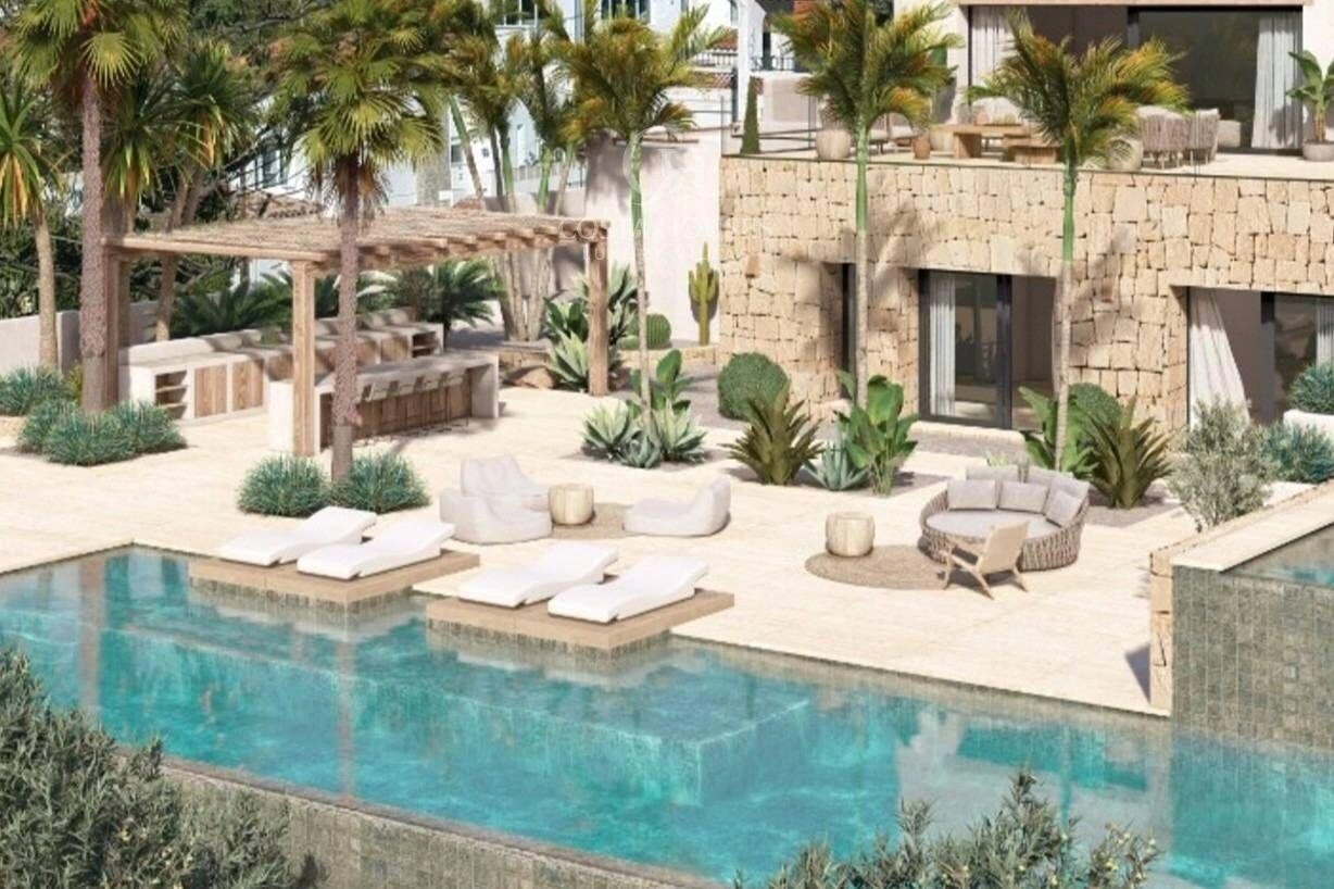 2825VL_IBICENCA - VILLA IBICENCA · VISTAS AL MAR Y A 400 METROS DE LA PLAYA DE LA FUSTERA, BENISSA