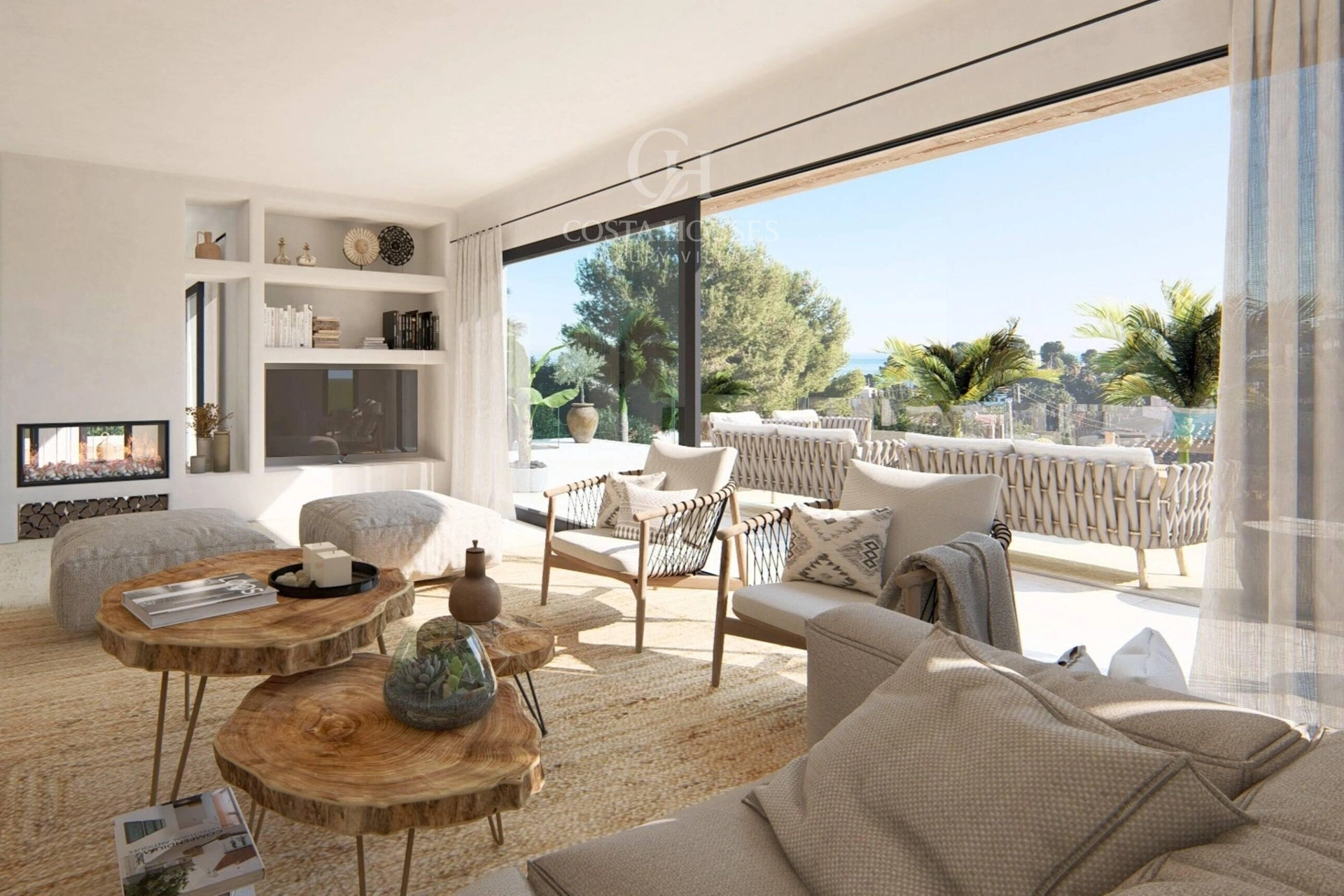 2825VL_IBICENCA - VILLA IBICENCA · VISTAS AL MAR Y A 400 METROS DE LA PLAYA DE LA FUSTERA, BENISSA