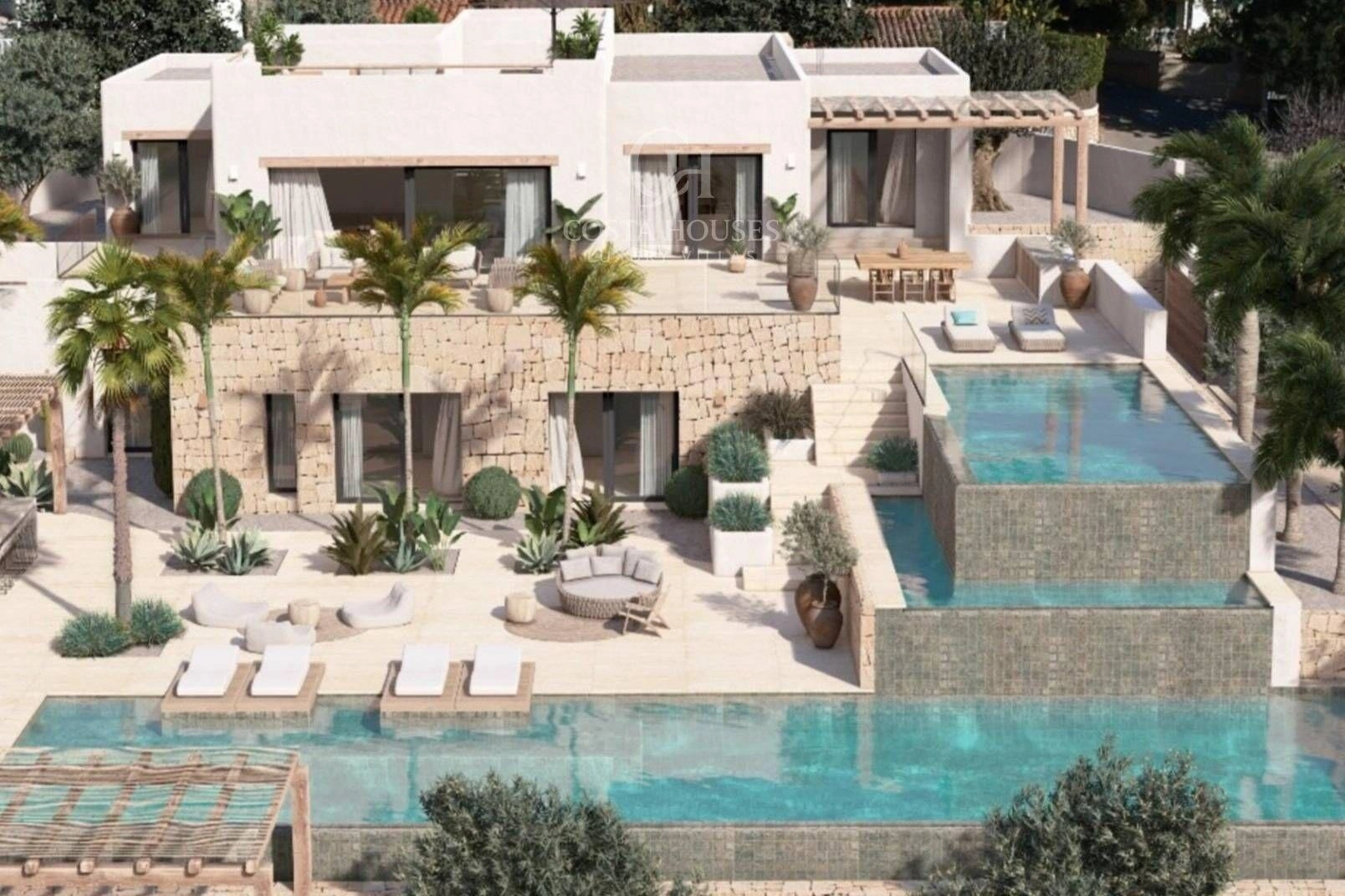 2825VL_IBICENCA - VILLA IBICENCA · VISTAS AL MAR Y A 400 METROS DE LA PLAYA DE LA FUSTERA, BENISSA