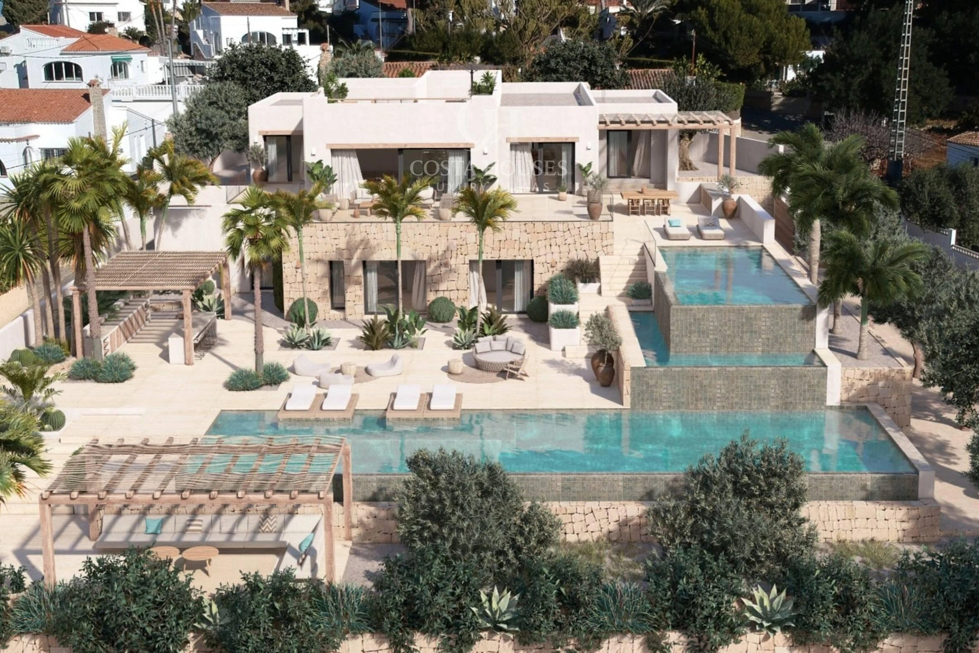 2825VL_IBICENCA - VILLA IBICENCA · VISTAS AL MAR Y A 400 METROS DE LA PLAYA DE LA FUSTERA, BENISSA
