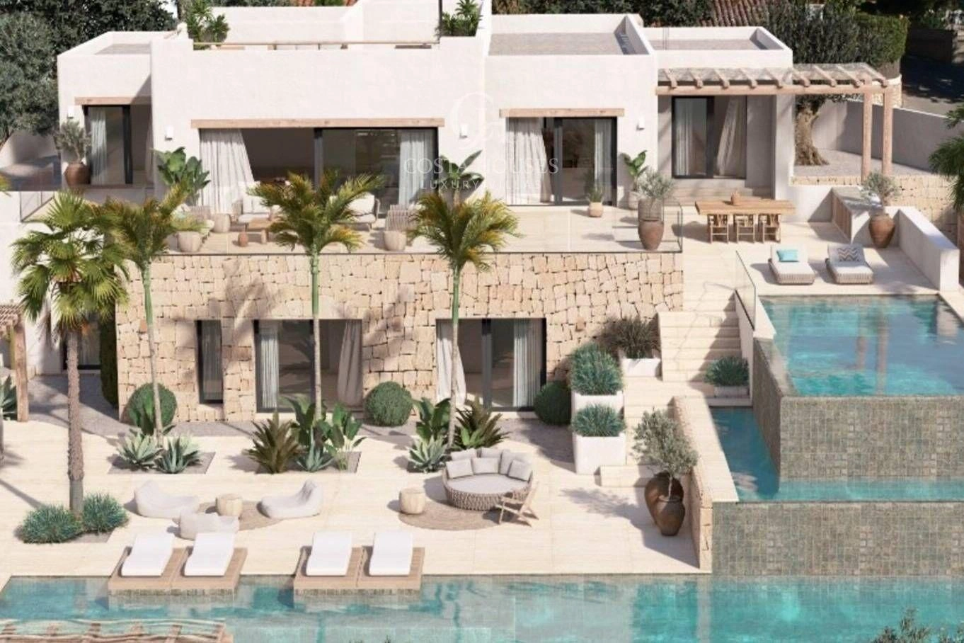 2825VL_IBICENCA - VILLA IBICENCA · VISTAS AL MAR Y A 400 METROS DE LA PLAYA DE LA FUSTERA, BENISSA