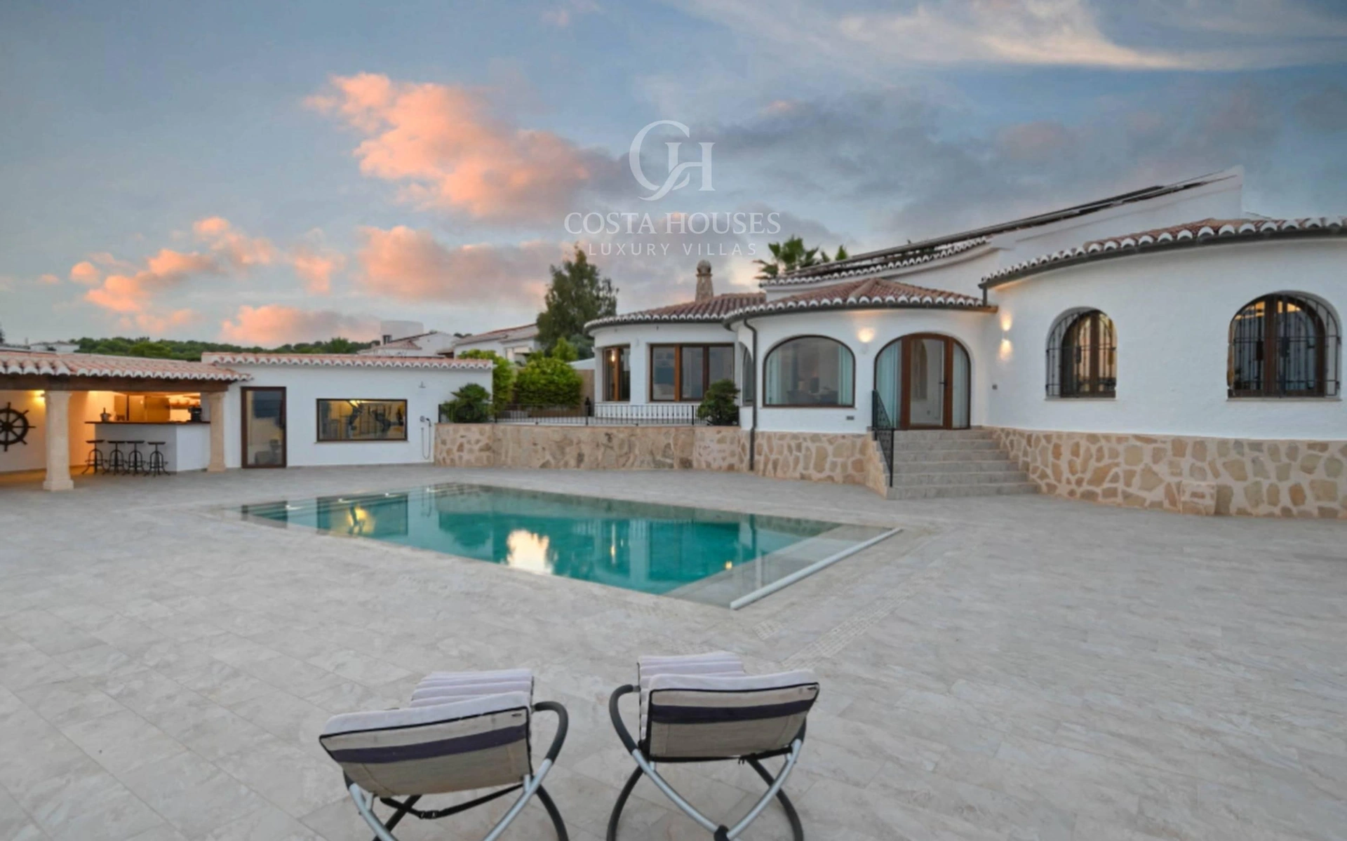 2710VL_MARELLE - VILLA MARELLE · VILLA MEDITERRANEA EN PRIMERA LINEA DE ACANTILADO EN BALCON AL MAR, JAVEA · COSTA BLANCA