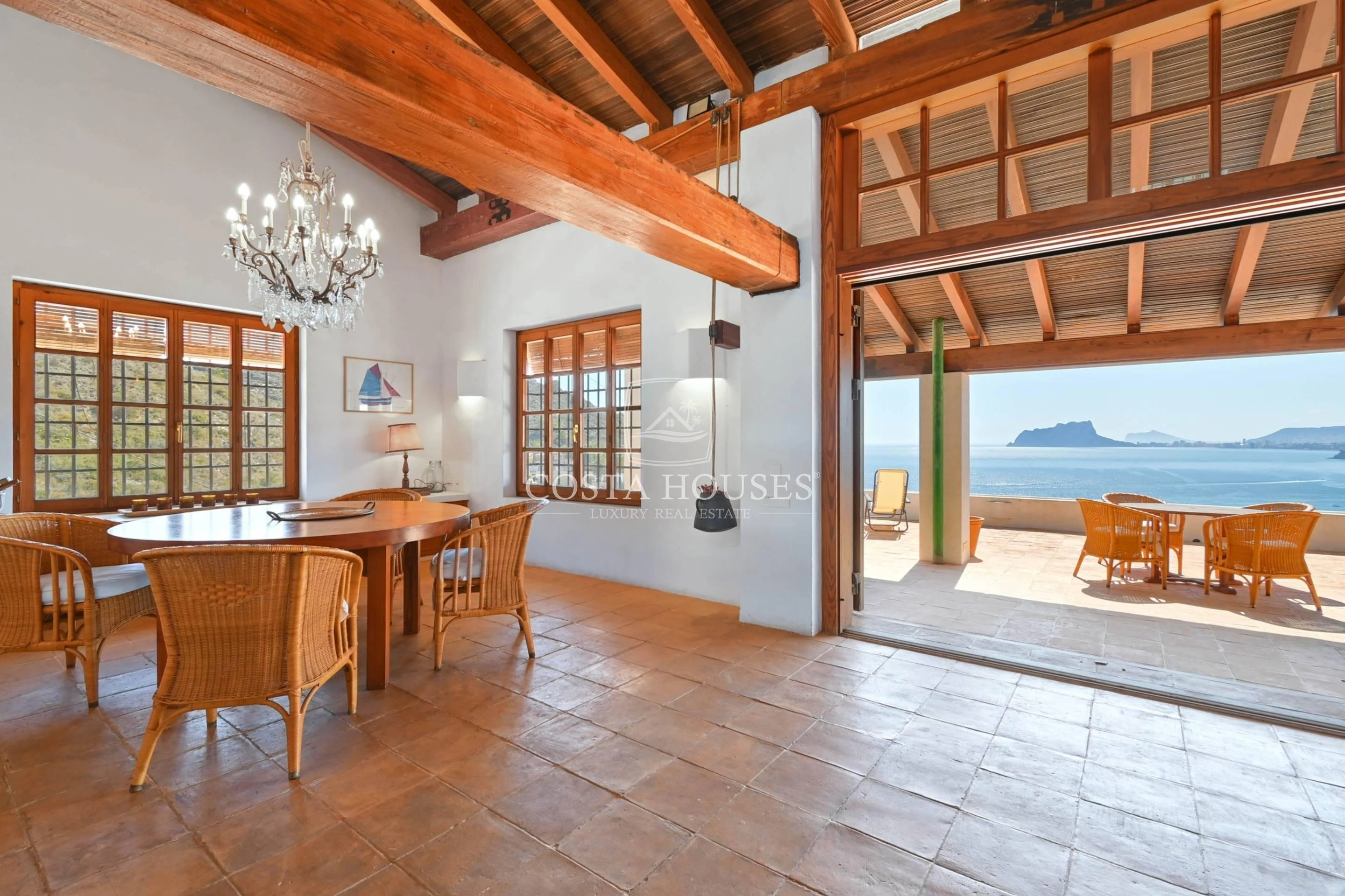 2171VL_SUNSET - VILLA EXCLUSIVE DE STYLE IBIZENQUE AVEC VUE PANORAMIQUE SUR LA MER – MORAIRA, COSTA BLANCA
