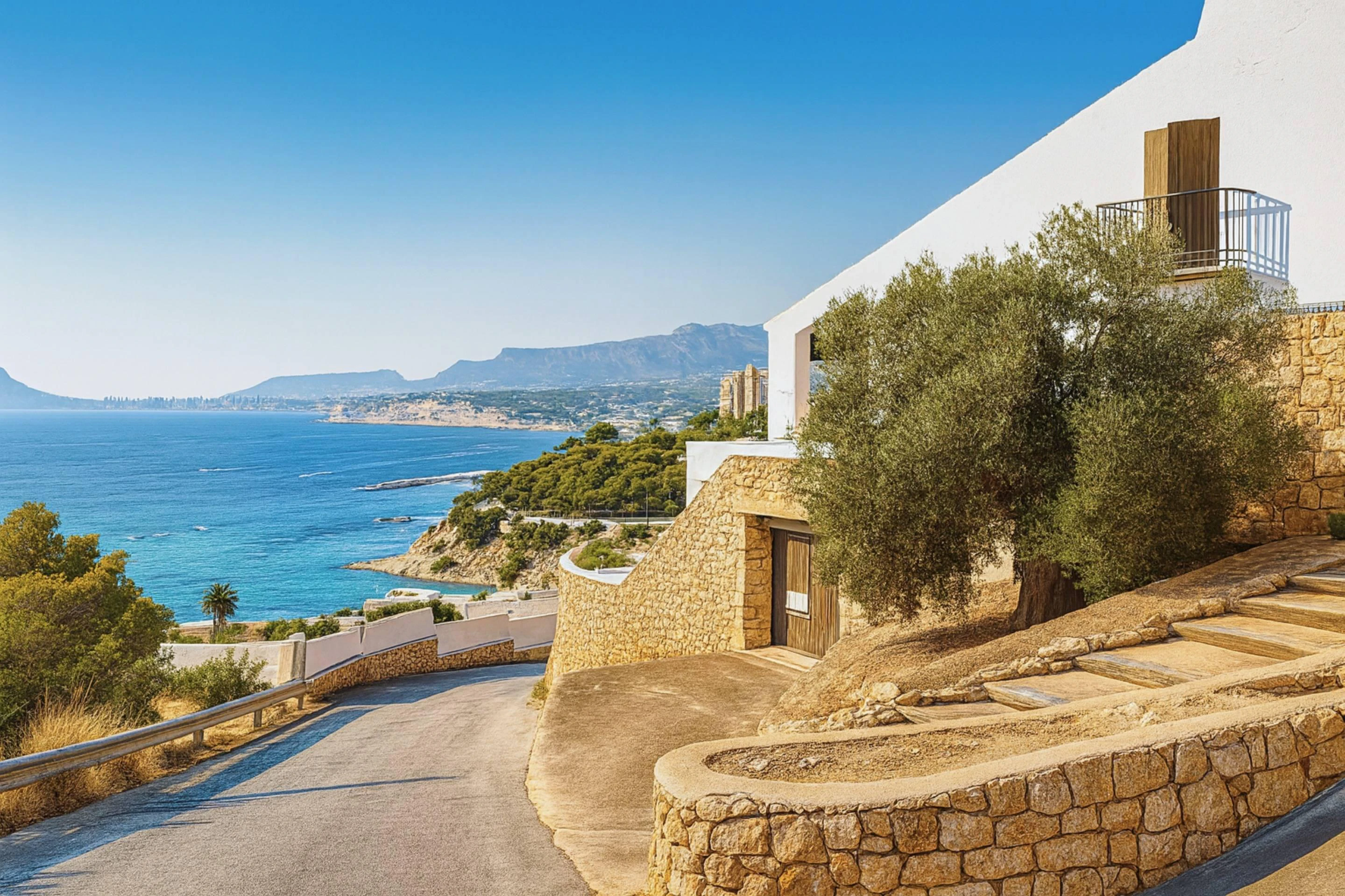 2171VL_SUNSET - VILLA EXCLUSIVE DE STYLE IBIZENQUE AVEC VUE PANORAMIQUE SUR LA MER – MORAIRA, COSTA BLANCA