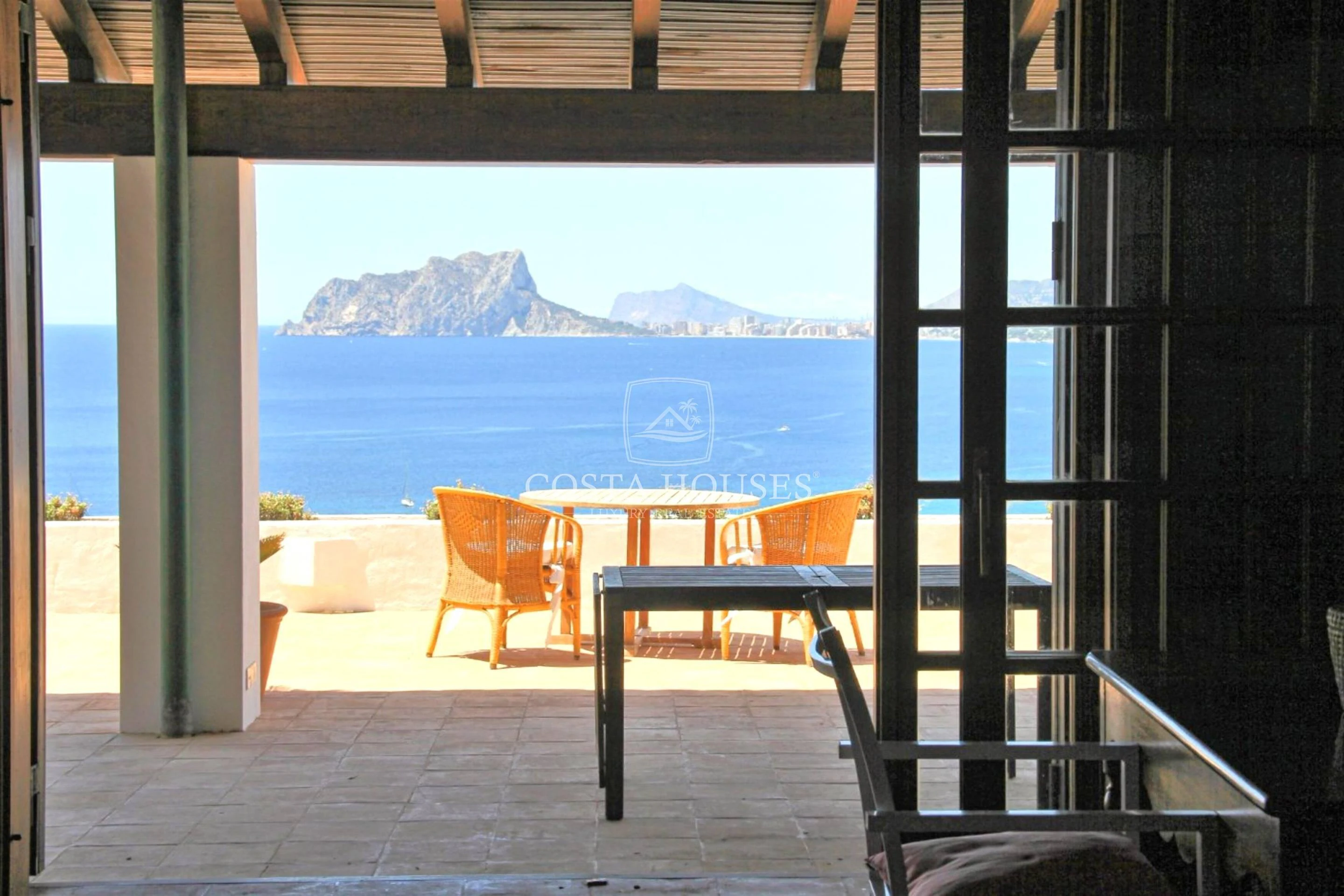 2171VL_SUNSET - VILLA EXCLUSIVE DE STYLE IBIZENQUE AVEC VUE PANORAMIQUE SUR LA MER – MORAIRA, COSTA BLANCA
