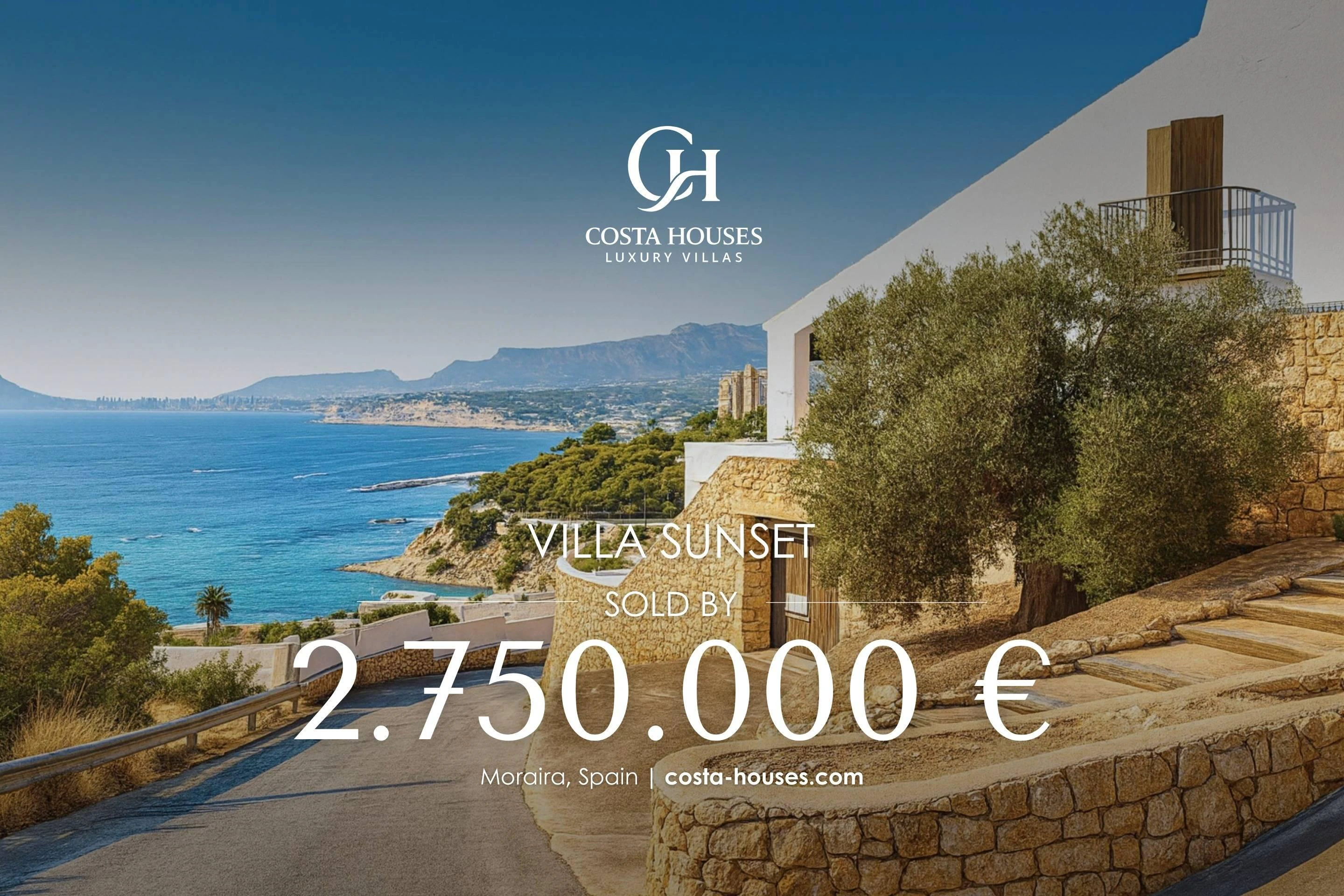 2171VL_SUNSET - VILLA EXCLUSIVE DE STYLE IBIZENQUE AVEC VUE PANORAMIQUE SUR LA MER – MORAIRA, COSTA BLANCA