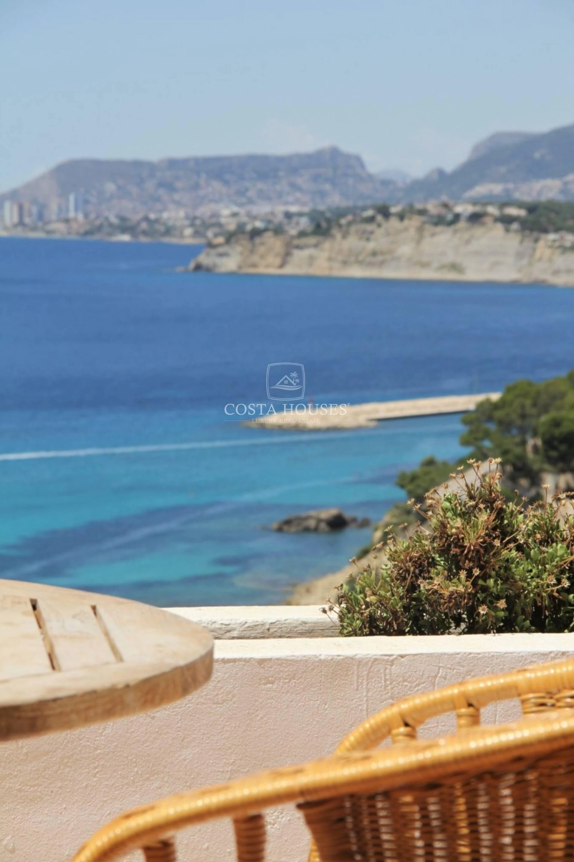 2171VL_SUNSET - VILLA EXCLUSIVE DE STYLE IBIZENQUE AVEC VUE PANORAMIQUE SUR LA MER – MORAIRA, COSTA BLANCA