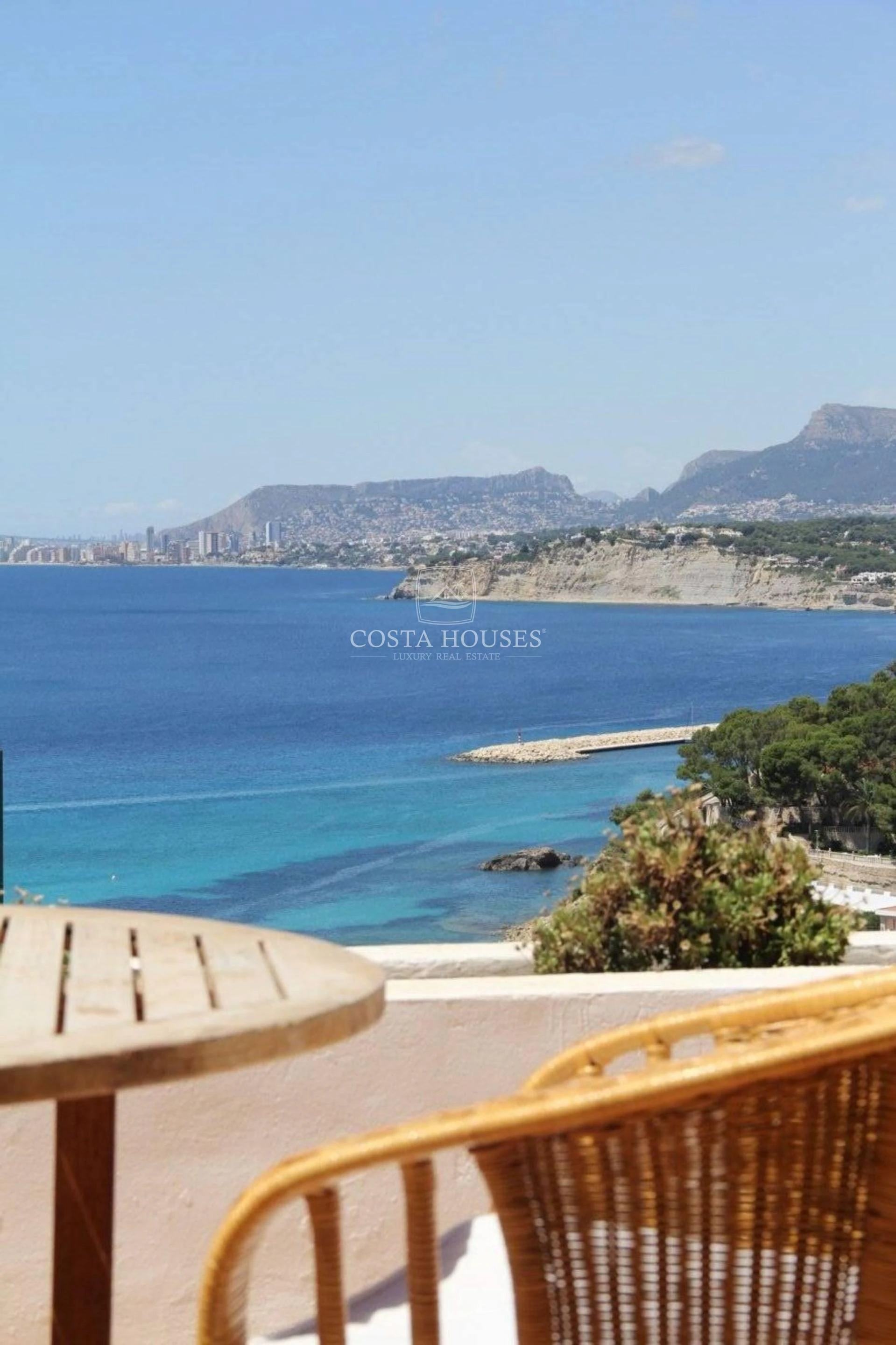 2171VL_SUNSET - VILLA EXCLUSIVE DE STYLE IBIZENQUE AVEC VUE PANORAMIQUE SUR LA MER – MORAIRA, COSTA BLANCA