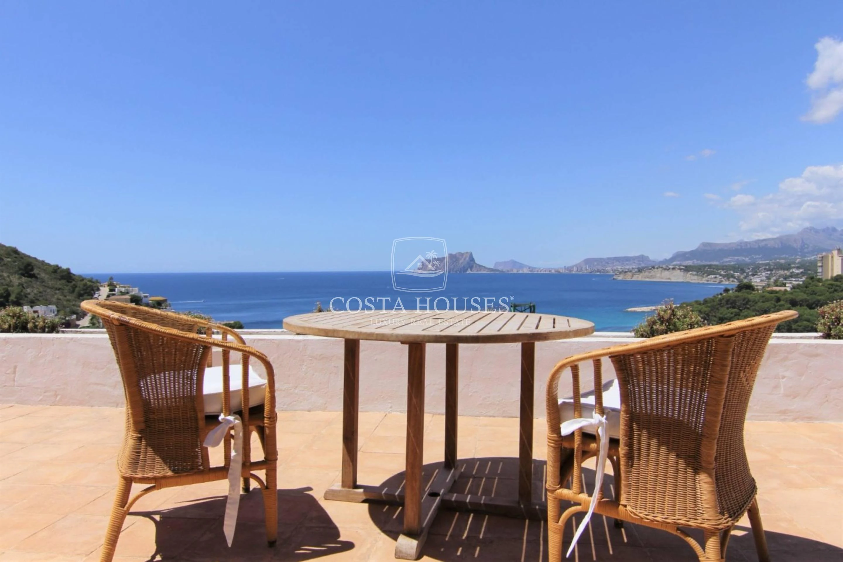 2171VL_SUNSET - VILLA EXCLUSIVE DE STYLE IBIZENQUE AVEC VUE PANORAMIQUE SUR LA MER – MORAIRA, COSTA BLANCA