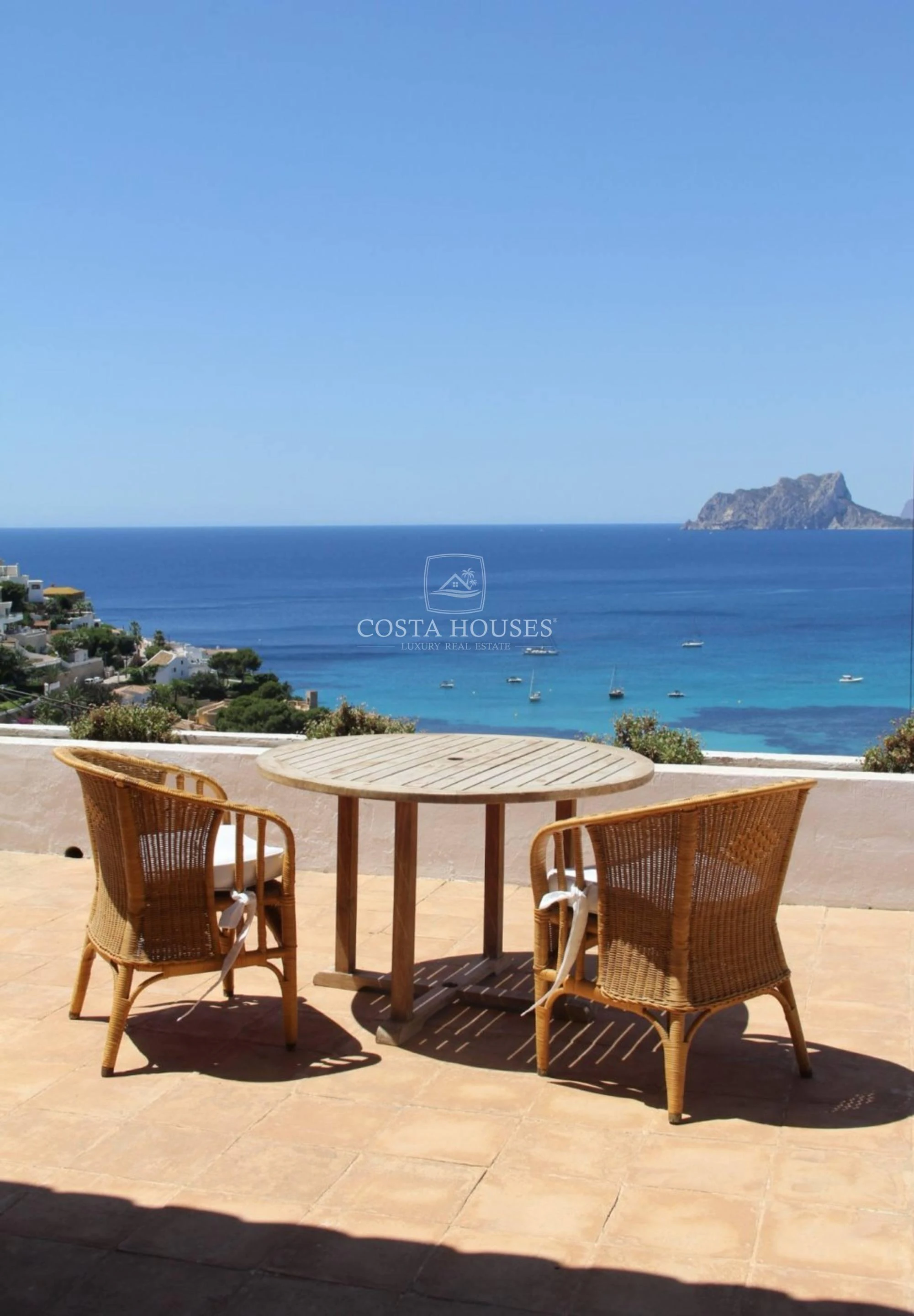 2171VL_SUNSET - VILLA EXCLUSIVE DE STYLE IBIZENQUE AVEC VUE PANORAMIQUE SUR LA MER – MORAIRA, COSTA BLANCA