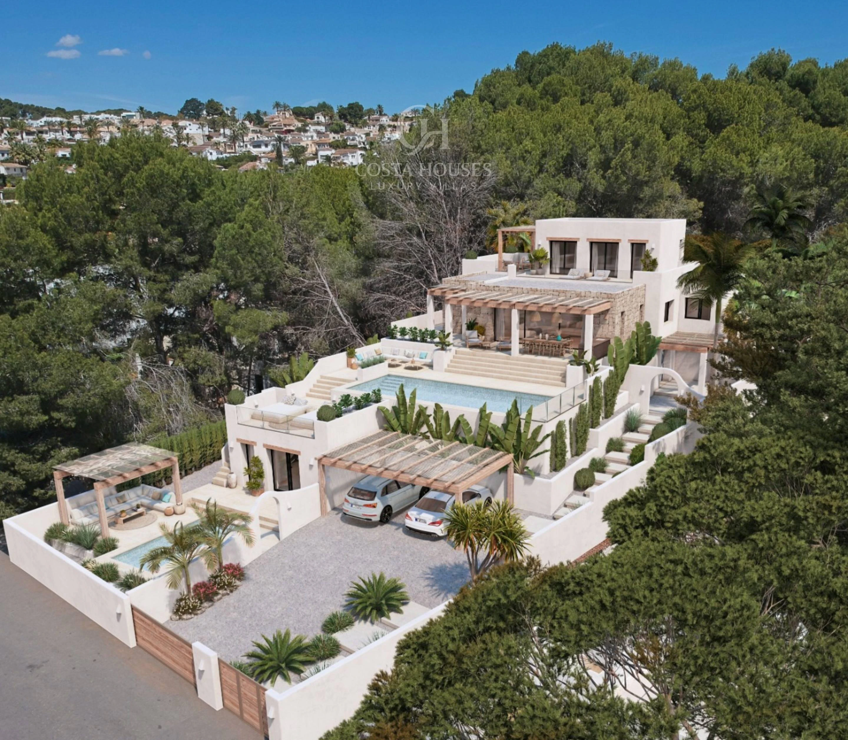 2847VL_AURA - VILLA AURA · OBRA NUEVA DE LUJO DONDE EL MAR SE CONVIERTE EN HORIZONTE EN MORAIRA