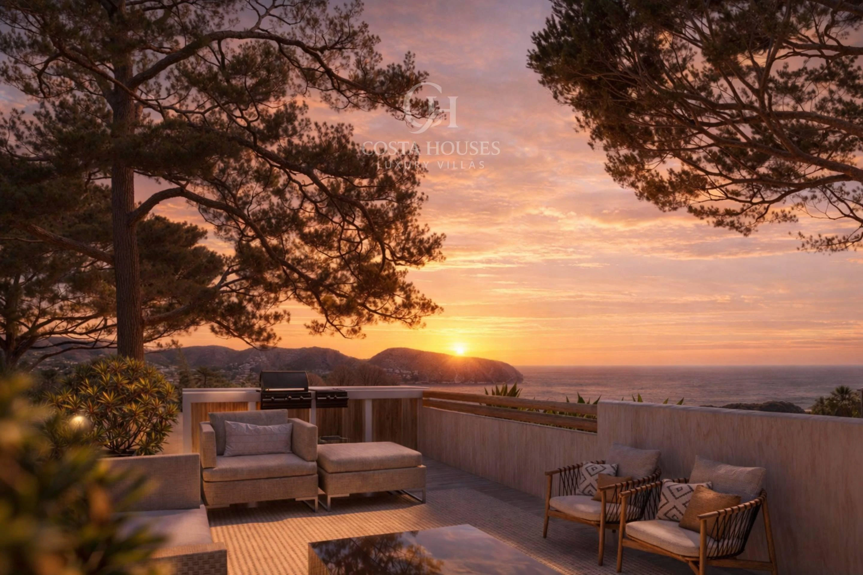 2844VL_IBICENCA - VILLA IBICENCA DE OBRA NUEVA EN CONSTRUCCION · VISTAS AL MAR MORAIRA