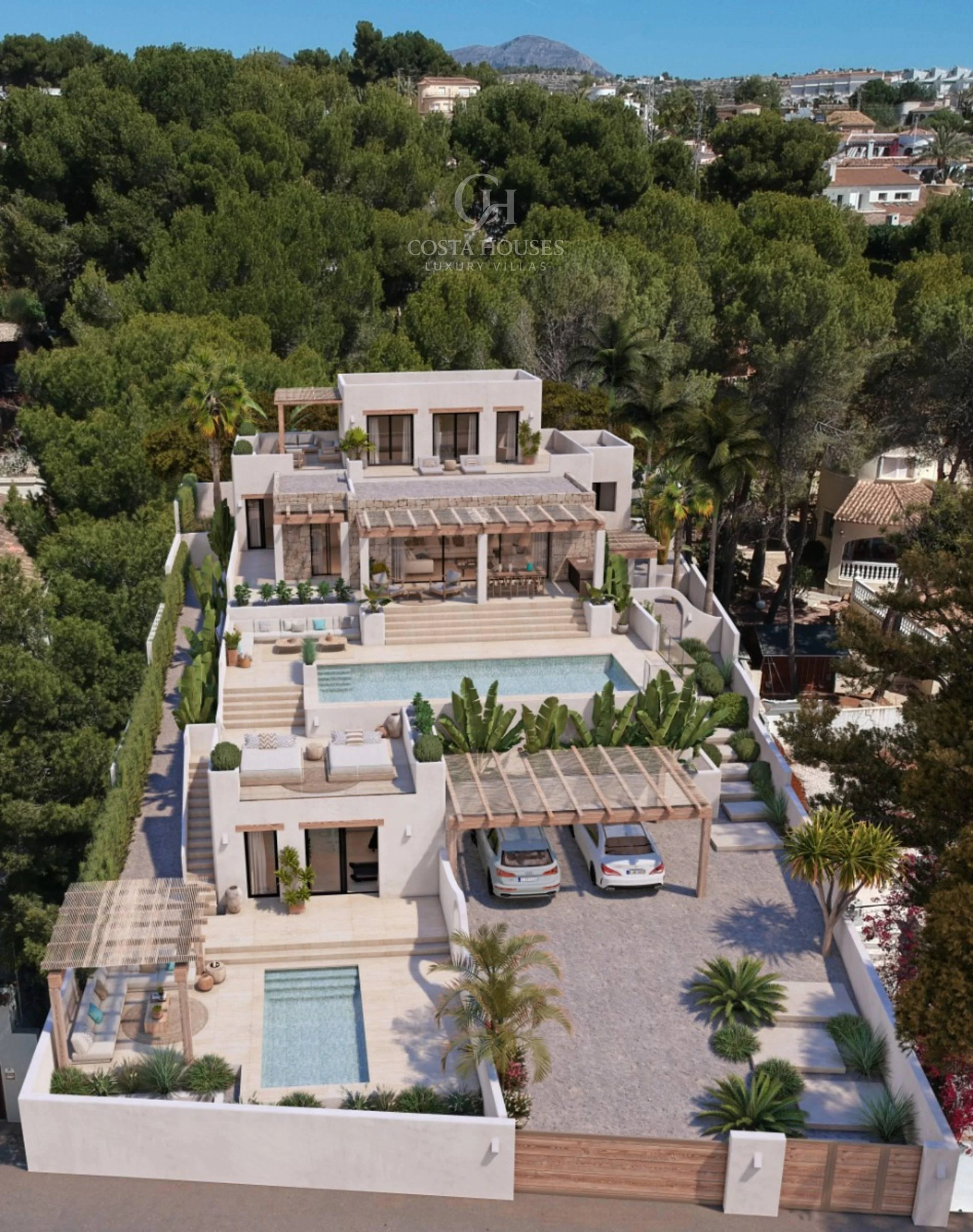 2847VL_AURA - VILLA AURA · OBRA NUEVA DE LUJO DONDE EL MAR SE CONVIERTE EN HORIZONTE EN MORAIRA