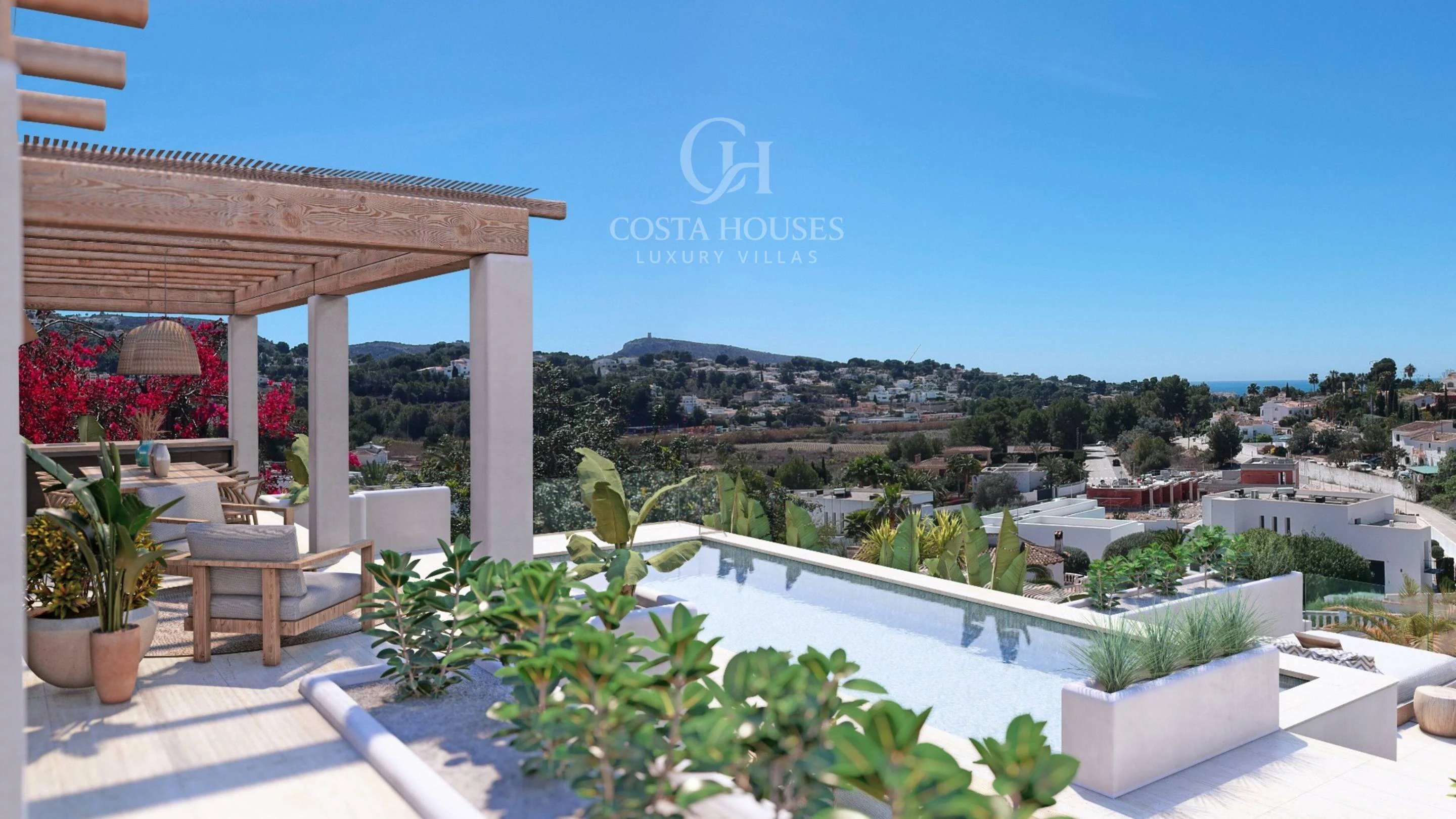 2847VL_AURA - VILLA AURA · OBRA NUEVA DE LUJO DONDE EL MAR SE CONVIERTE EN HORIZONTE EN MORAIRA