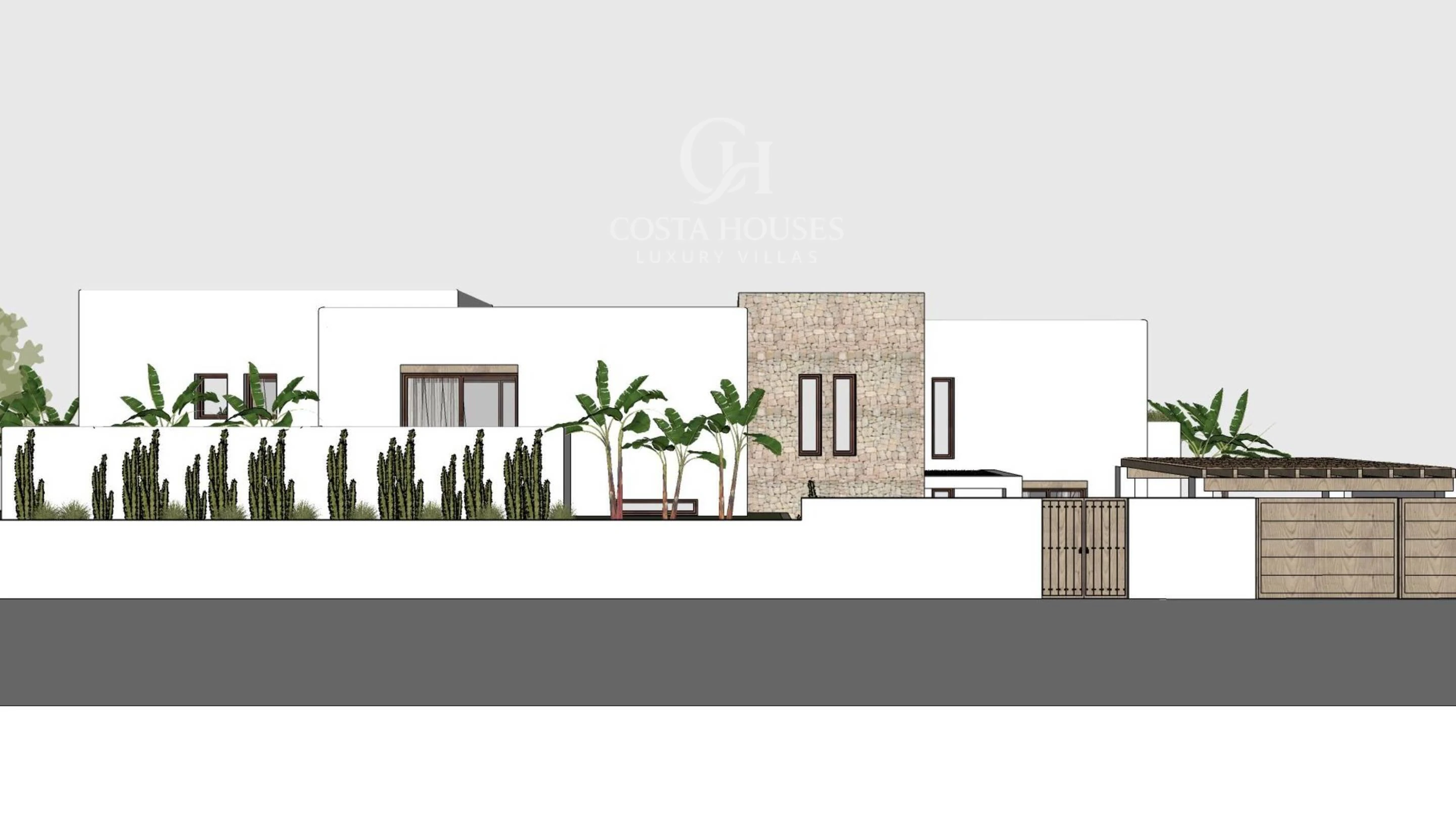 2844VL_IBICENCA - VILLA IBICENCA DE OBRA NUEVA EN CONSTRUCCION · VISTAS AL MAR MORAIRA