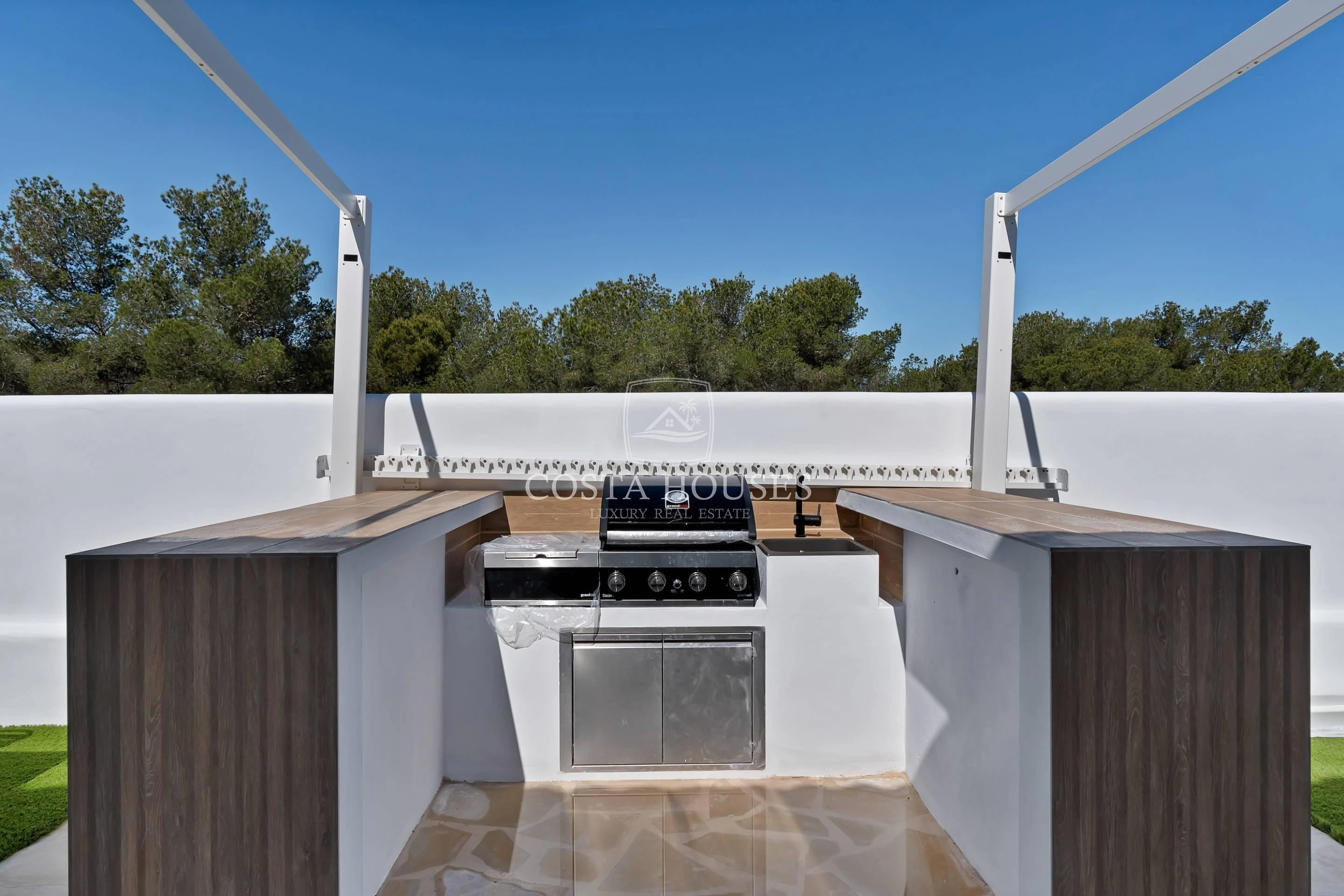 2675AD_SANTORINI - VIVIENDAS IBICENCAS EN Urb. SANTORINI · ADOSADOS CON JARDÍN Y PISCINA PRIVADA EN VENTA EN JÁVEA