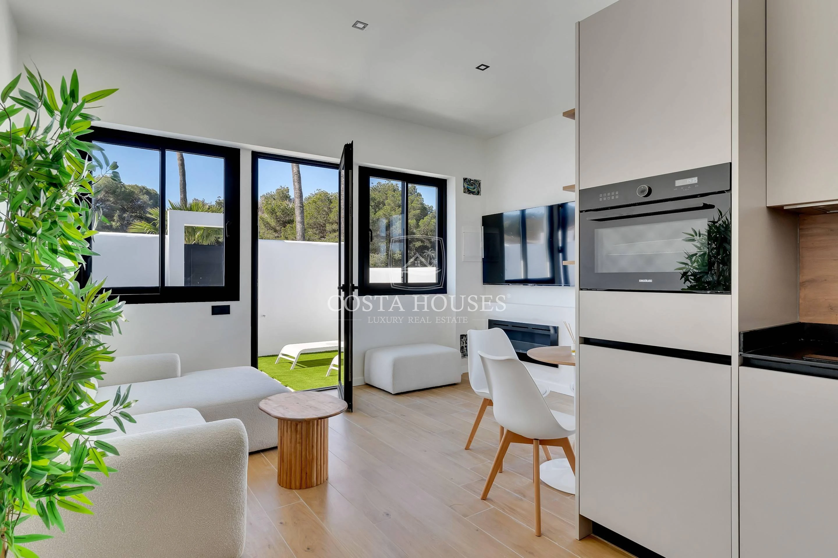 2675AD_SANTORINI - VIVIENDAS IBICENCAS EN Urb. SANTORINI · ADOSADOS CON JARDÍN Y PISCINA PRIVADA EN VENTA EN JÁVEA