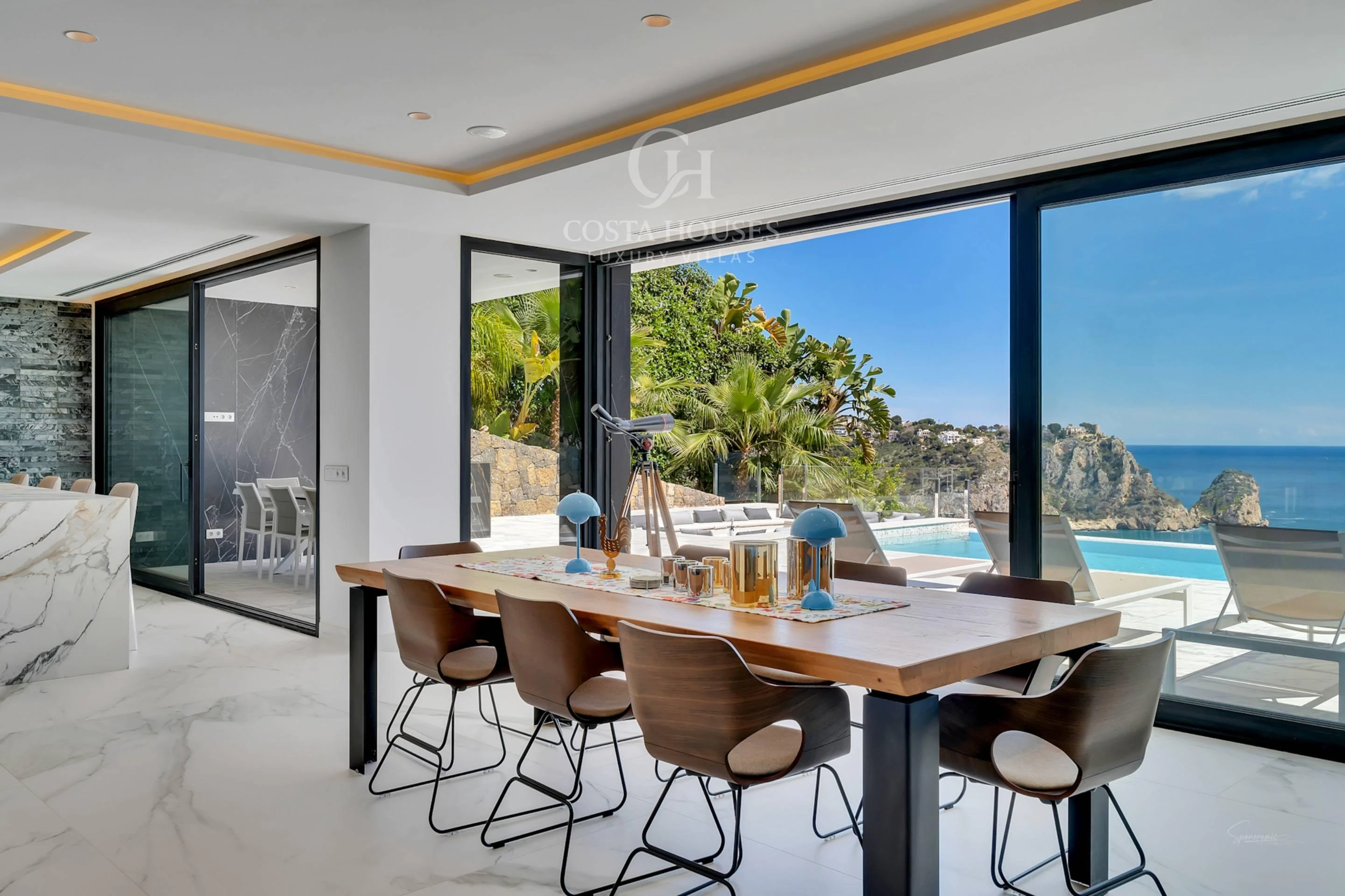 2736VL_THEIA - VILLA THEIA · ARQUITECTURA CONTEMPORÁNEA EN PRIMERA LÍNEA DE MAR Y ACANTILADO EN GRANADELLA, JÁVEA ALICANTE