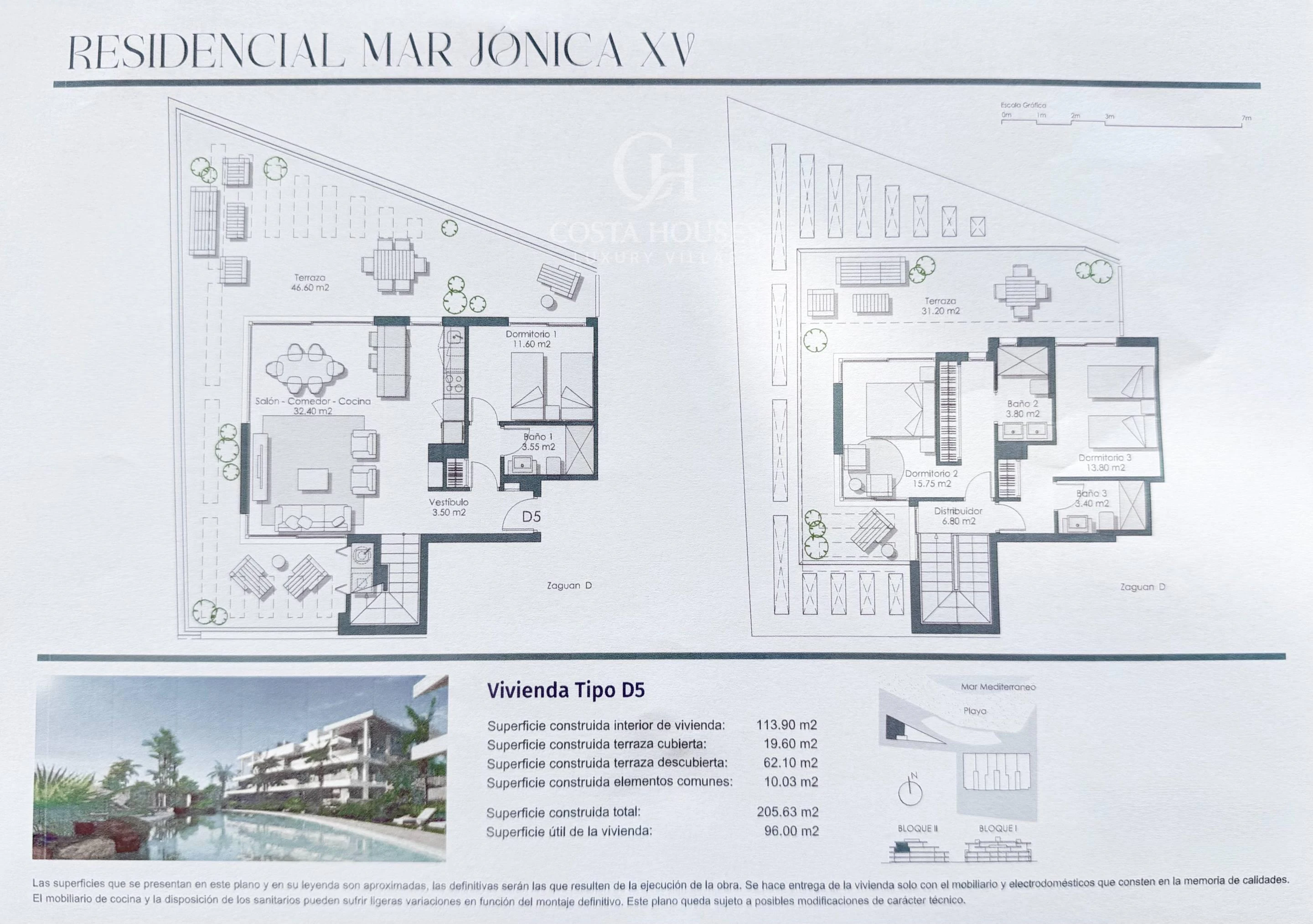 2853AL_DUNAS - PENTHOUSE DIREKT AM MEER IN ERSTER LINIE ZU EINEM SANDSTRAND IN DENIA