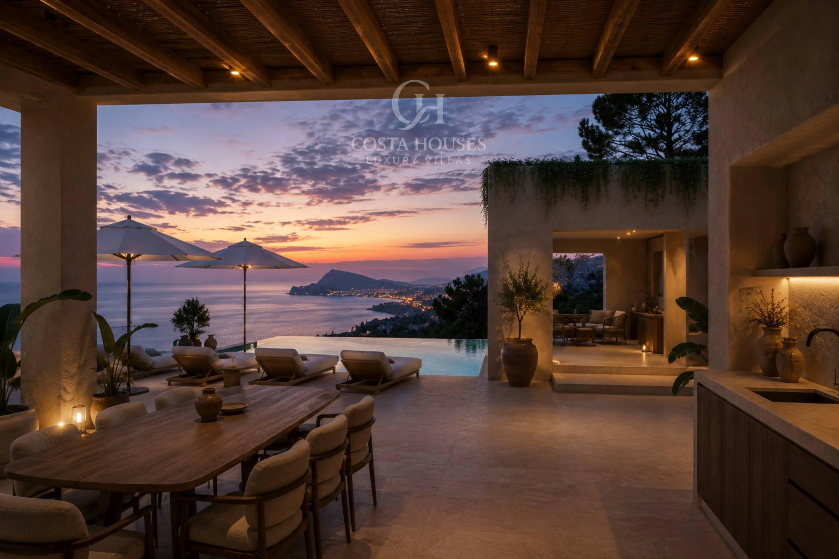 2866VL_ALMARE - VILLA ALMARE · VUES PANORAMIQUES SUR LA MER ET ARCHITECTURE ORGANIQUE À ALTEA HILLS
