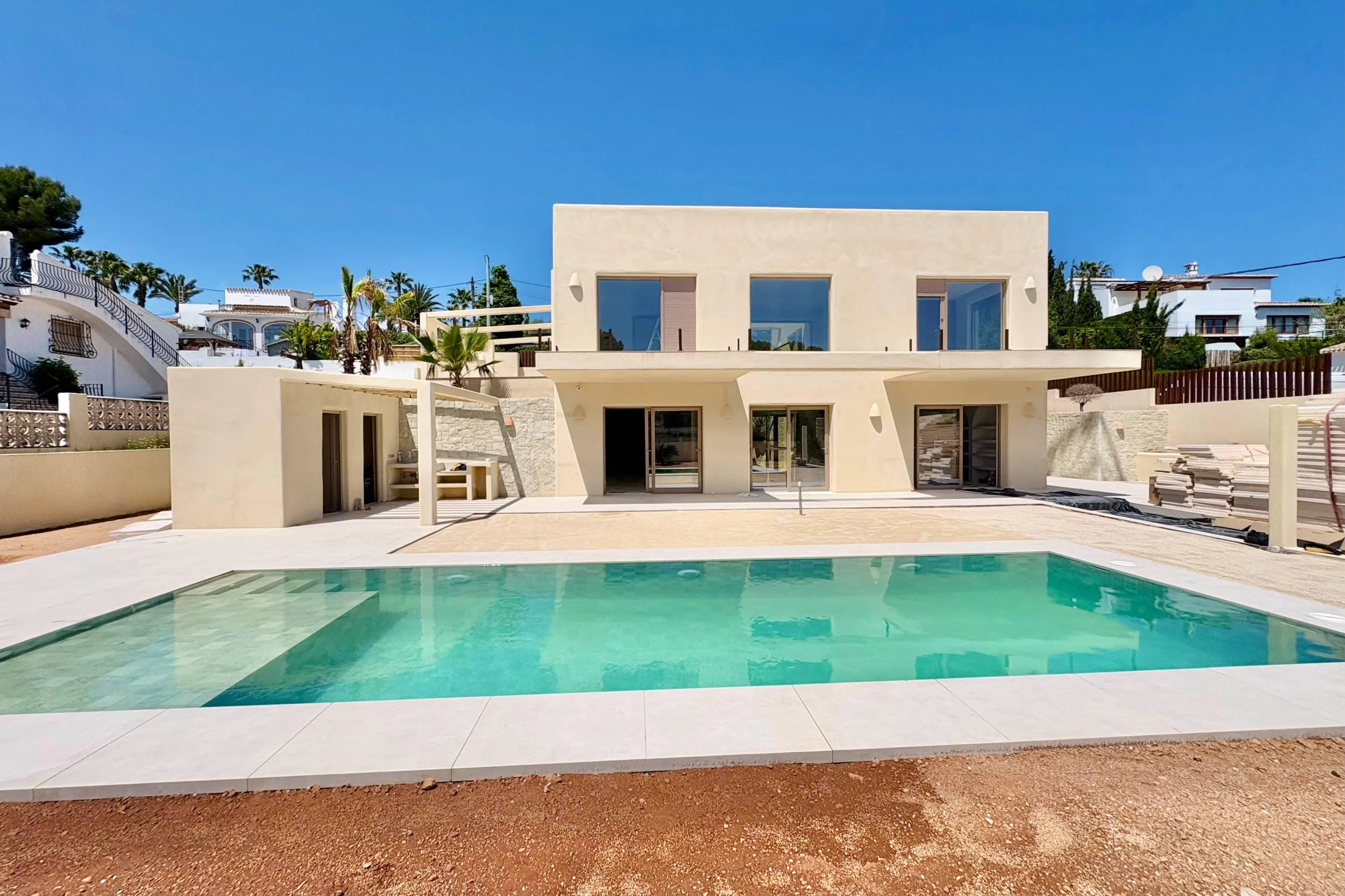 2833V_MALVA - VILLA MALVA · ZEITGEMÄSSE VILLA IN DER ENDPHASE DER BAUARBEITEN MIT POOL IN CAP MARTÍ, JÁVEA