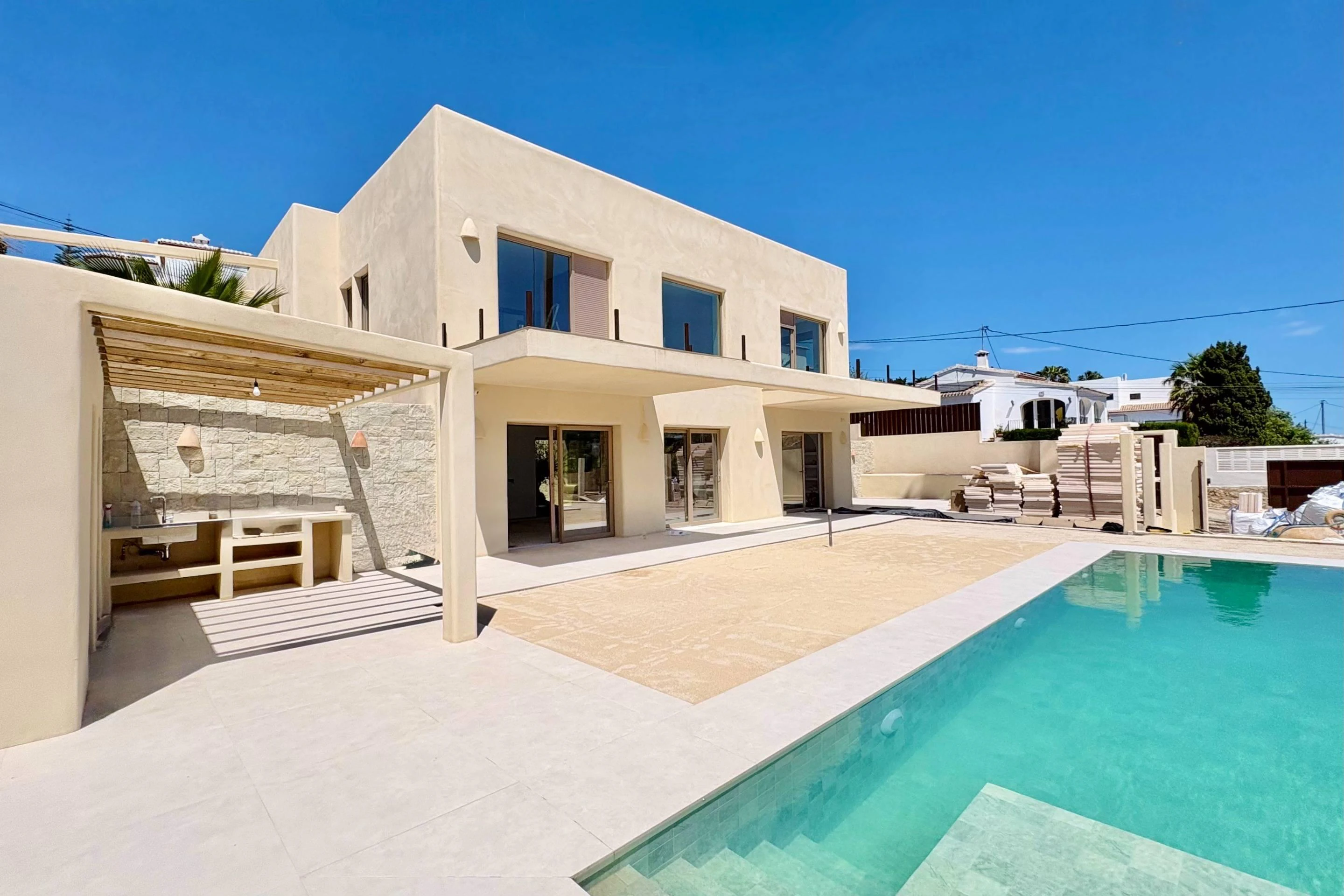 2833V_MALVA - VILLA MALVA · ZEITGEMÄSSE VILLA IN DER ENDPHASE DER BAUARBEITEN MIT POOL IN CAP MARTÍ, JÁVEA