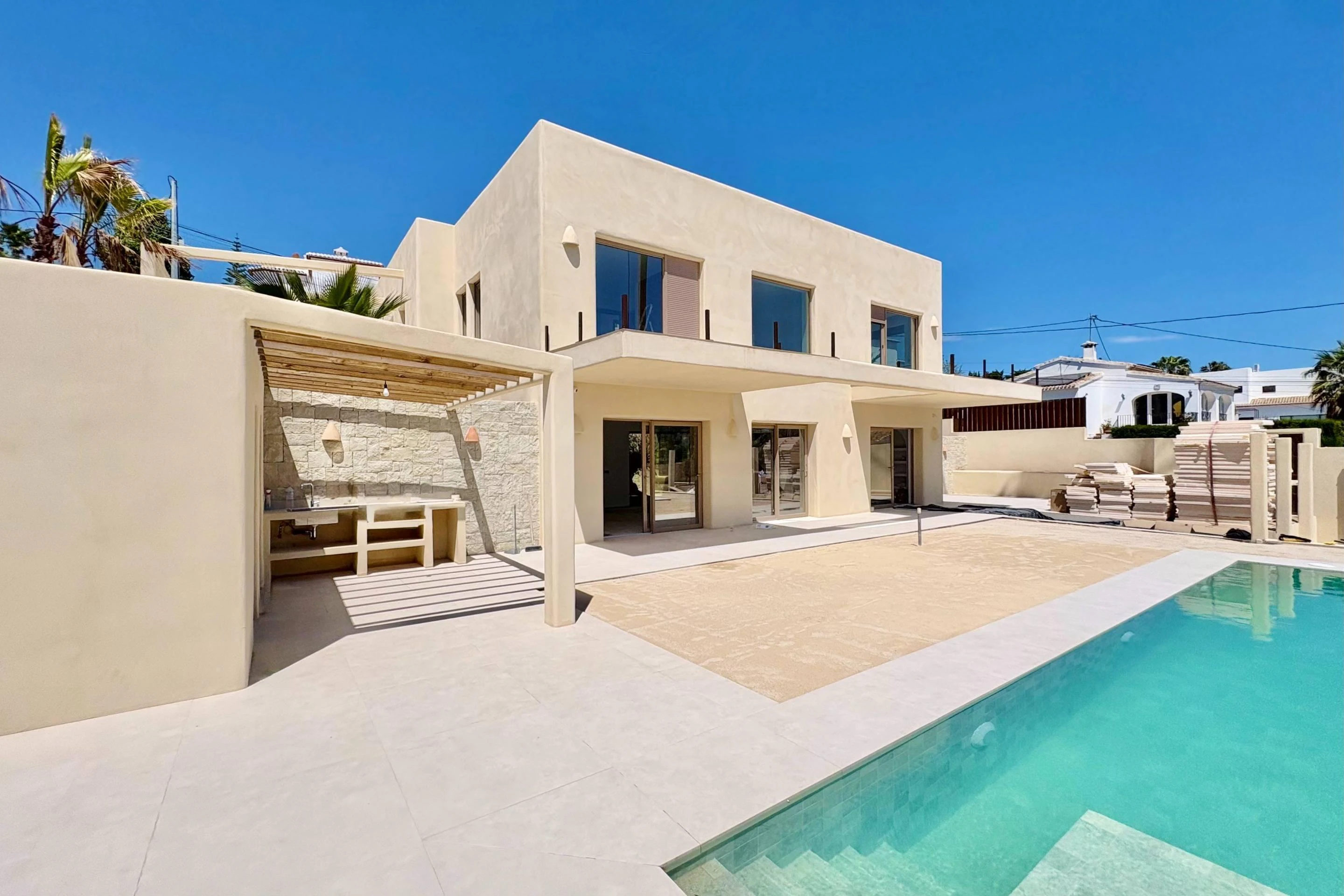 2833V_MALVA - VILLA MALVA · ZEITGEMÄSSE VILLA IN DER ENDPHASE DER BAUARBEITEN MIT POOL IN CAP MARTÍ, JÁVEA