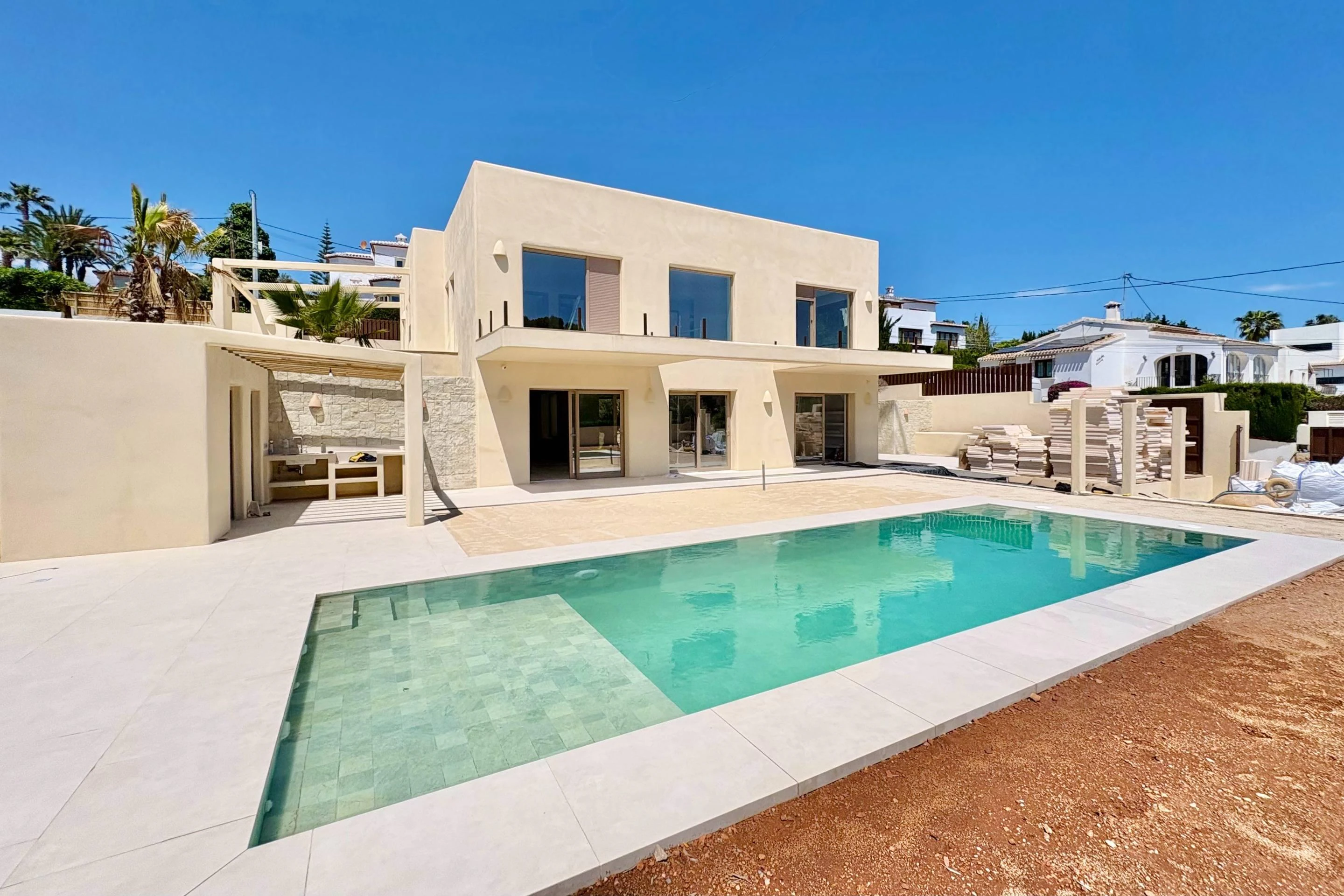 2833V_MALVA - VILLA MALVA · ZEITGEMÄSSE VILLA IN DER ENDPHASE DER BAUARBEITEN MIT POOL IN CAP MARTÍ, JÁVEA