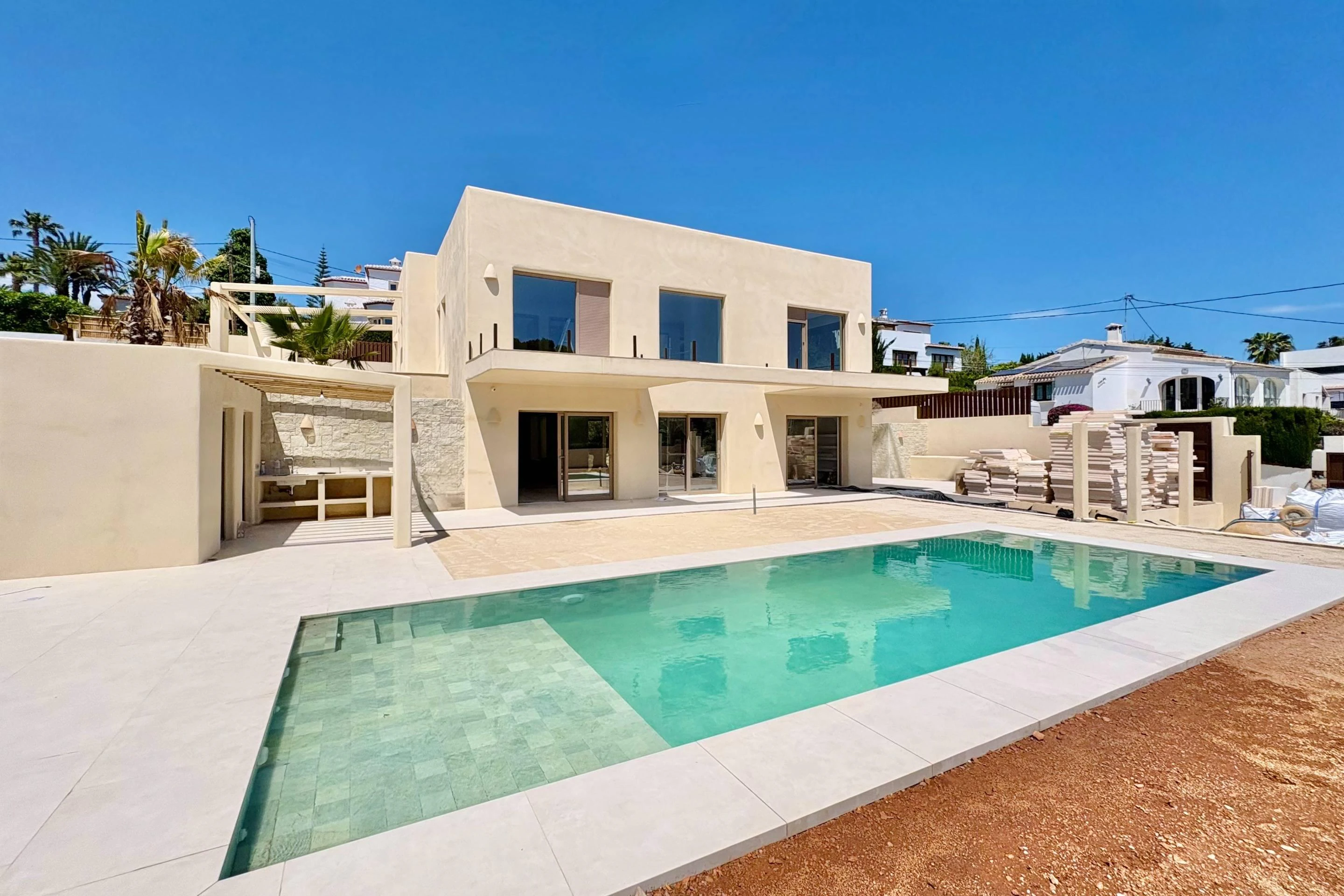 2833V_MALVA - VILLA MALVA · ZEITGEMÄSSE VILLA IN DER ENDPHASE DER BAUARBEITEN MIT POOL IN CAP MARTÍ, JÁVEA