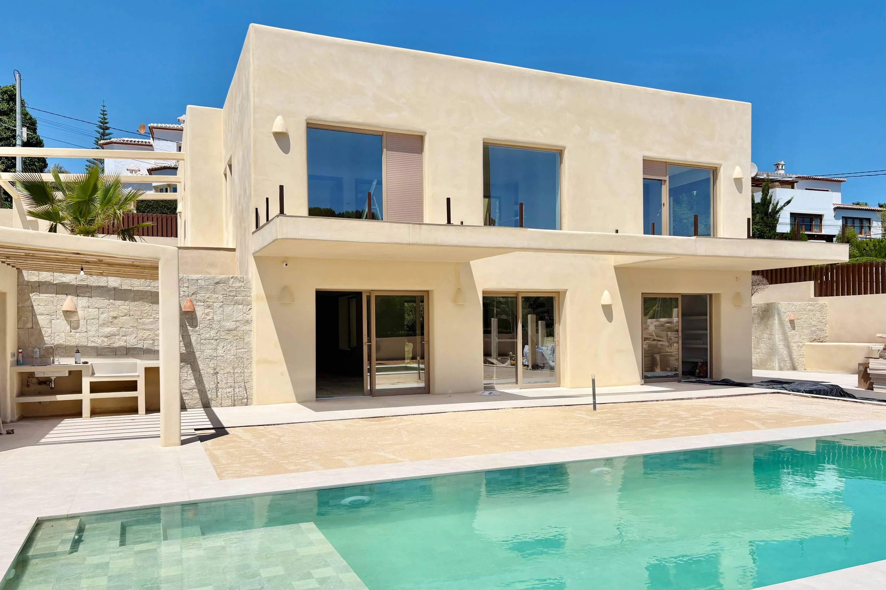 2833V_MALVA - VILLA MALVA · ZEITGEMÄSSE VILLA IN DER ENDPHASE DER BAUARBEITEN MIT POOL IN CAP MARTÍ, JÁVEA