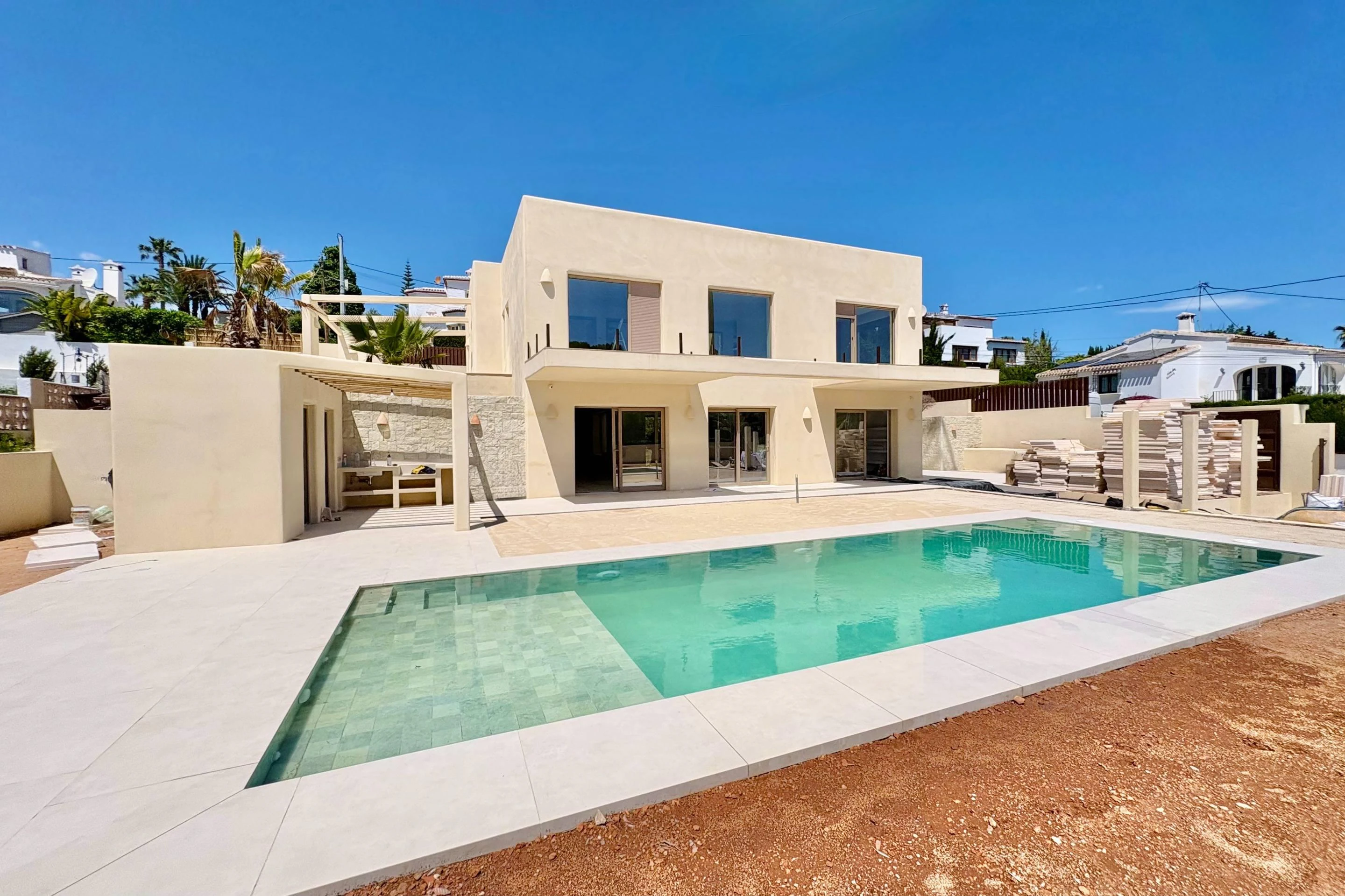 2833V_MALVA - VILLA MALVA · ZEITGEMÄSSE VILLA IN DER ENDPHASE DER BAUARBEITEN MIT POOL IN CAP MARTÍ, JÁVEA