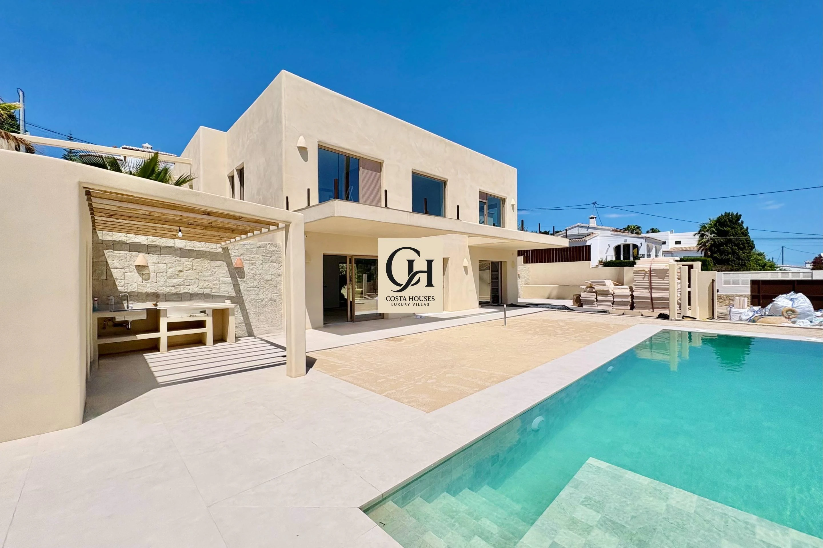 2833V_MALVA - VILLA MALVA · ZEITGEMÄSSE VILLA IN DER ENDPHASE DER BAUARBEITEN MIT POOL IN CAP MARTÍ, JÁVEA