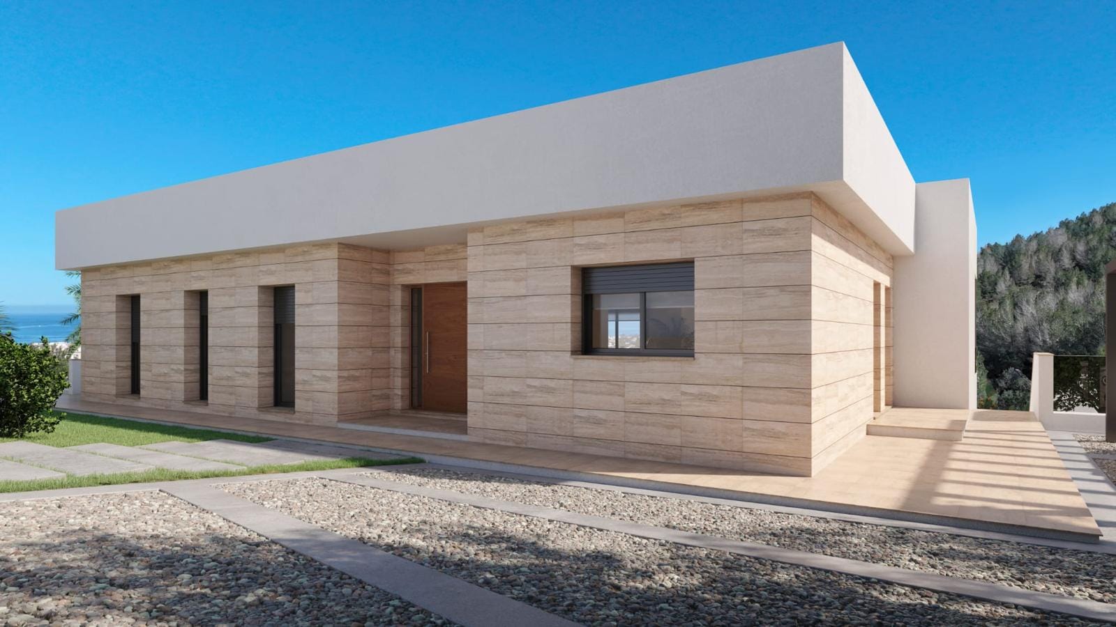 Moderne villa te koop met een oneindige zwembad in Dénia