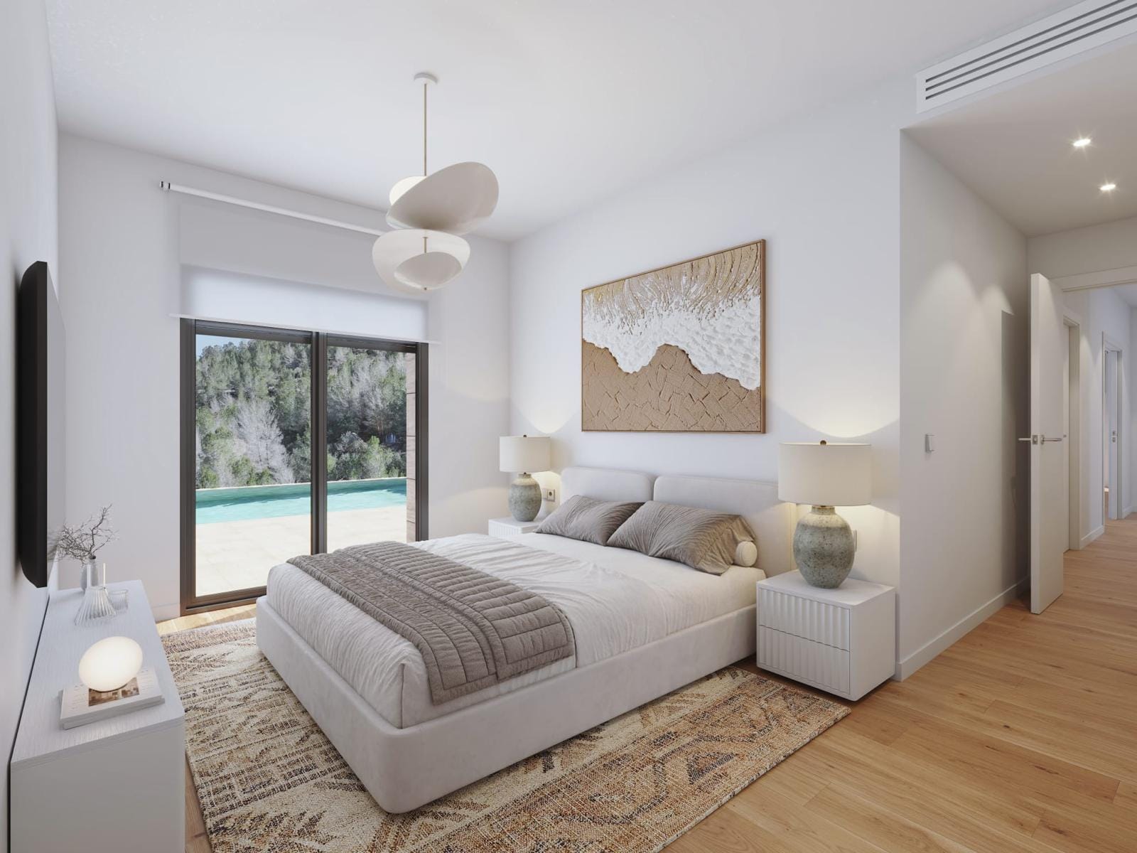 Moderne villa te koop met een oneindige zwembad in Dénia