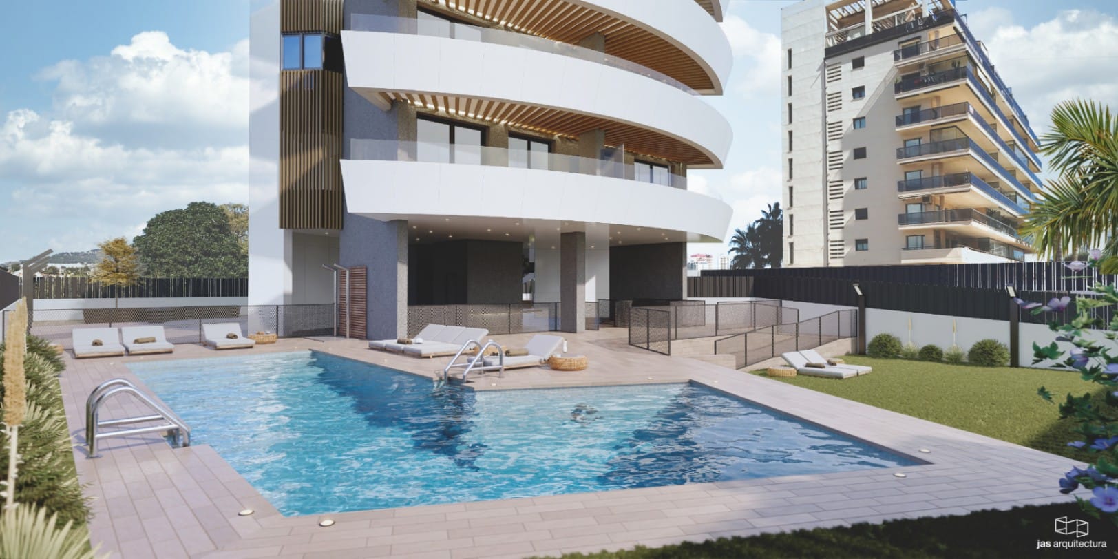Appartement 1 chambre à Calpe, Nouvelle construction