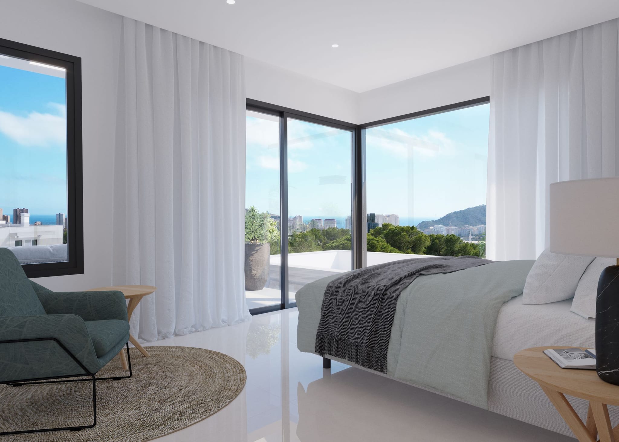 Villa moderne à Denia avec vue spectaculaire sur la mer