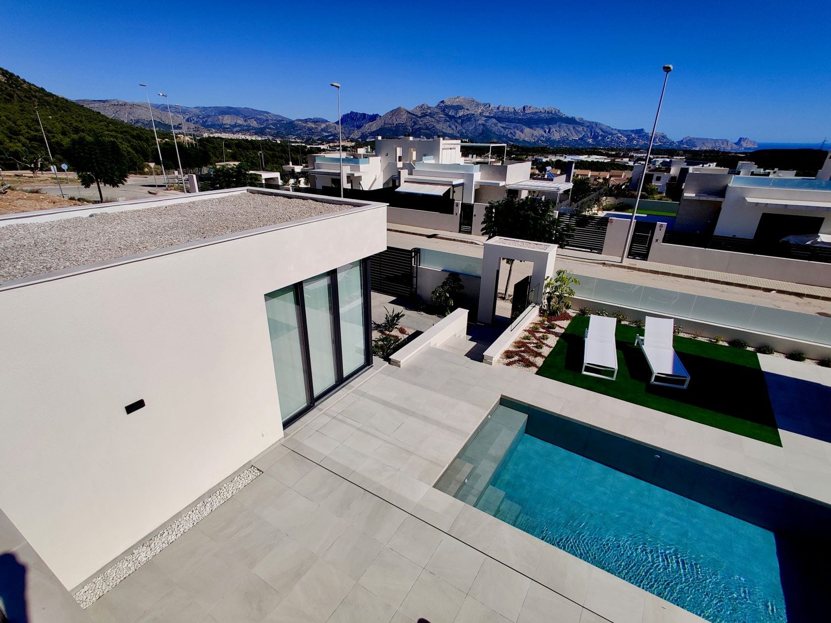 3 slaapkamer villa met uitzicht op zee in de buurt van Albir en Benidorm