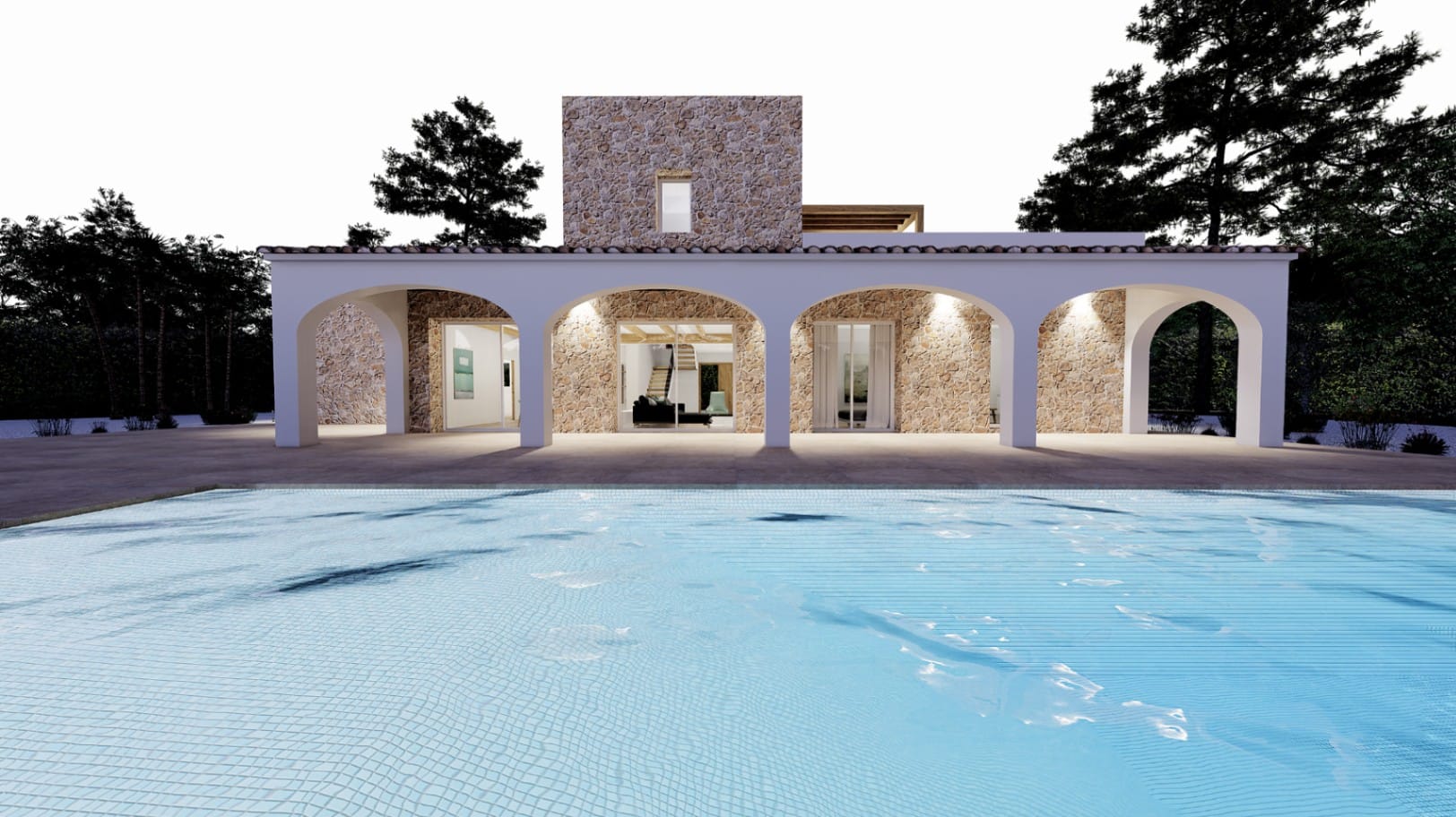 PROYECTO NUEVO DE VILLA RUSTICA
