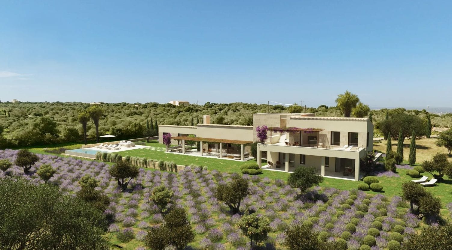 Luxe finca met 4 slaapkamers en infinity zwembad, Ses Salines - Mallorca