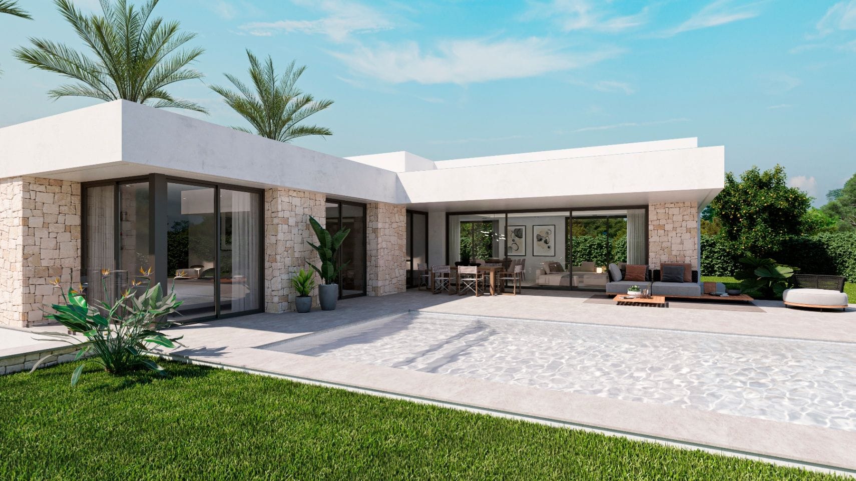 Moderne villa met 3 slaapkamers in Dénia