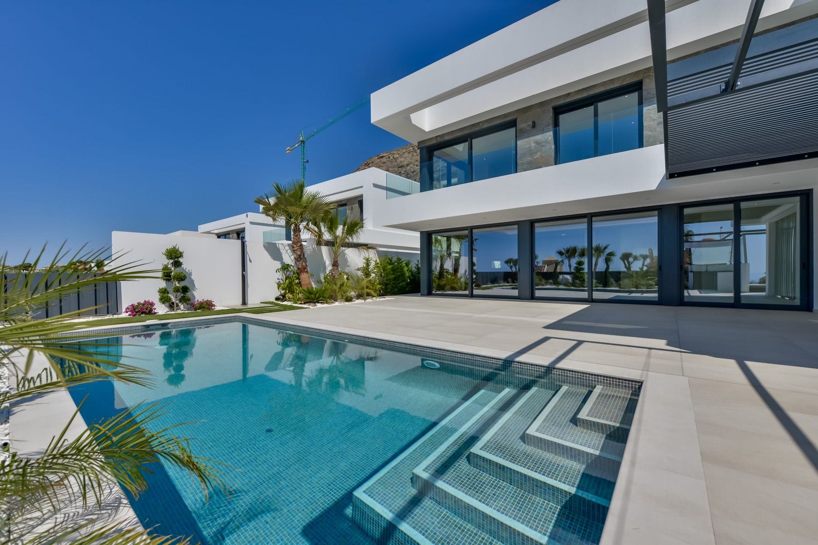 Magnífica villa moderna con vistas al mar en Benidorm