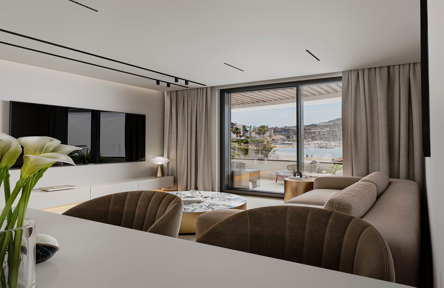 Appartement 1 chambre à Calpe, Nouvelle construction