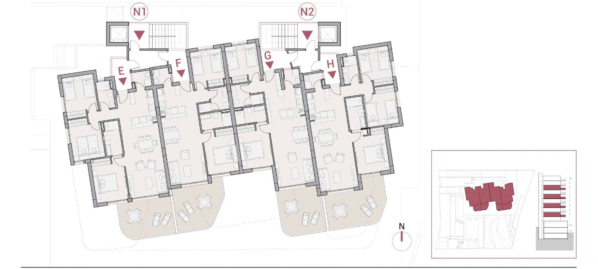 Apartamento en venta en Calpe