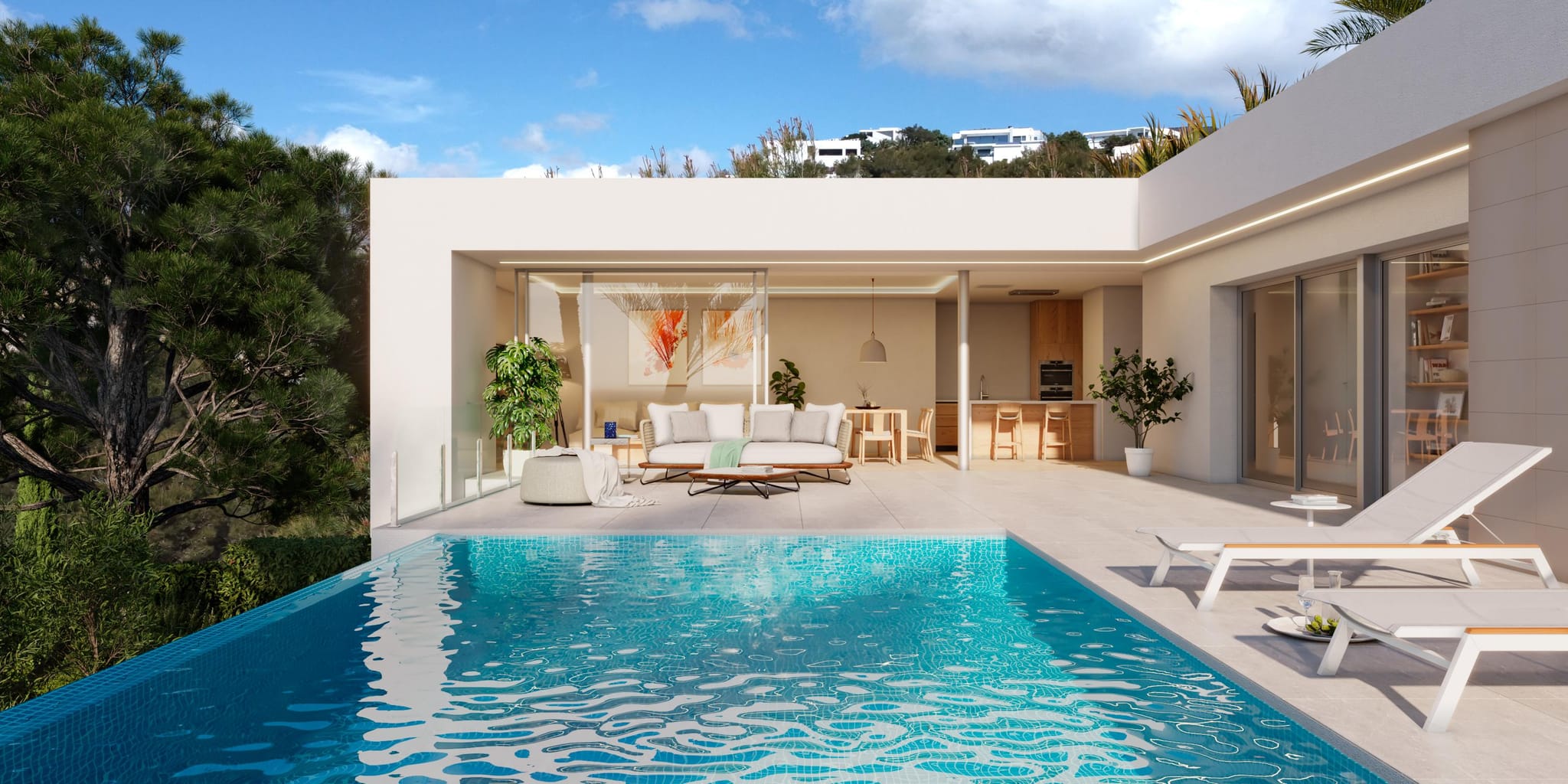Villa moderne exclusive avec vue sur la mer Moraira.