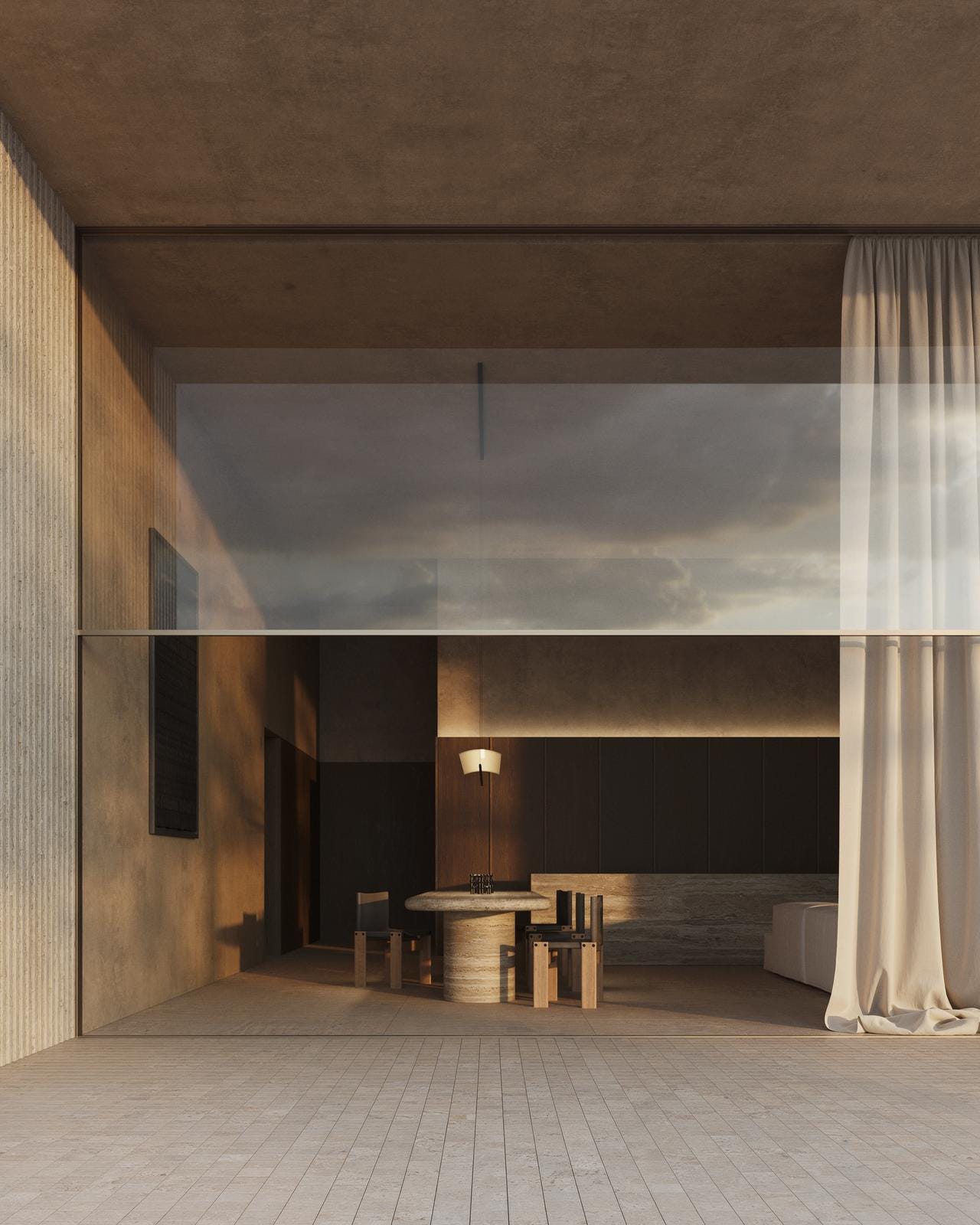 Contemporary luxury villa in Dénia with panoramic views, infinity pool, and minimalist architecture.