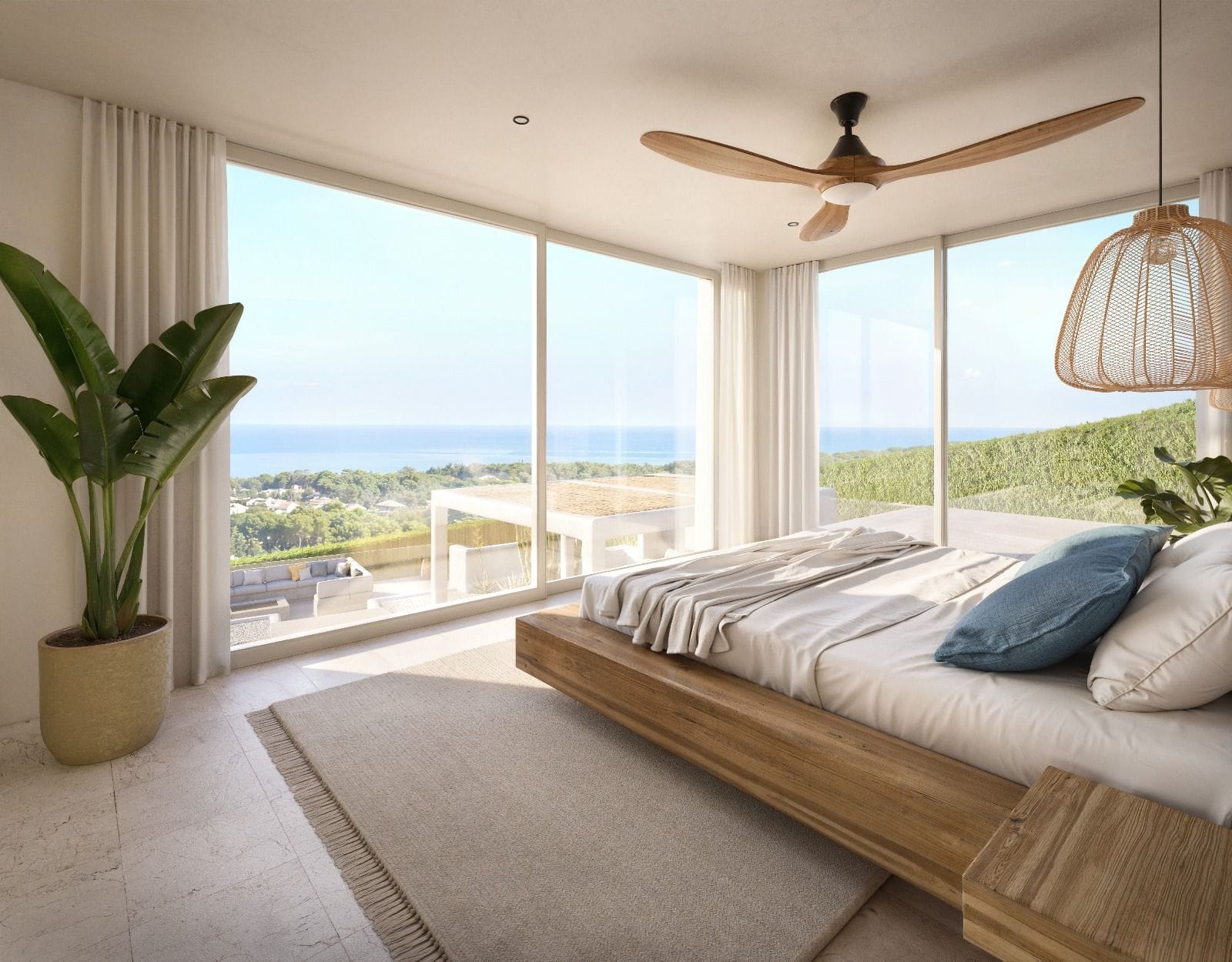 Exclusiva villa de obra nueva con vistas al mar en Jávea