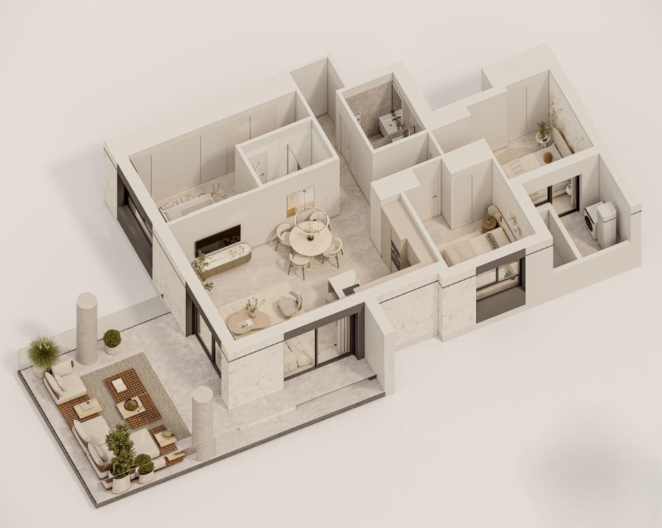 Espectacular Apartamento en 9ª Planta con Doble Altura – 3 Dormitorios en Calpe