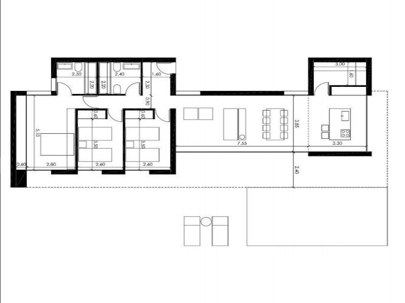 Villa de 3 chambres à Pedreguer